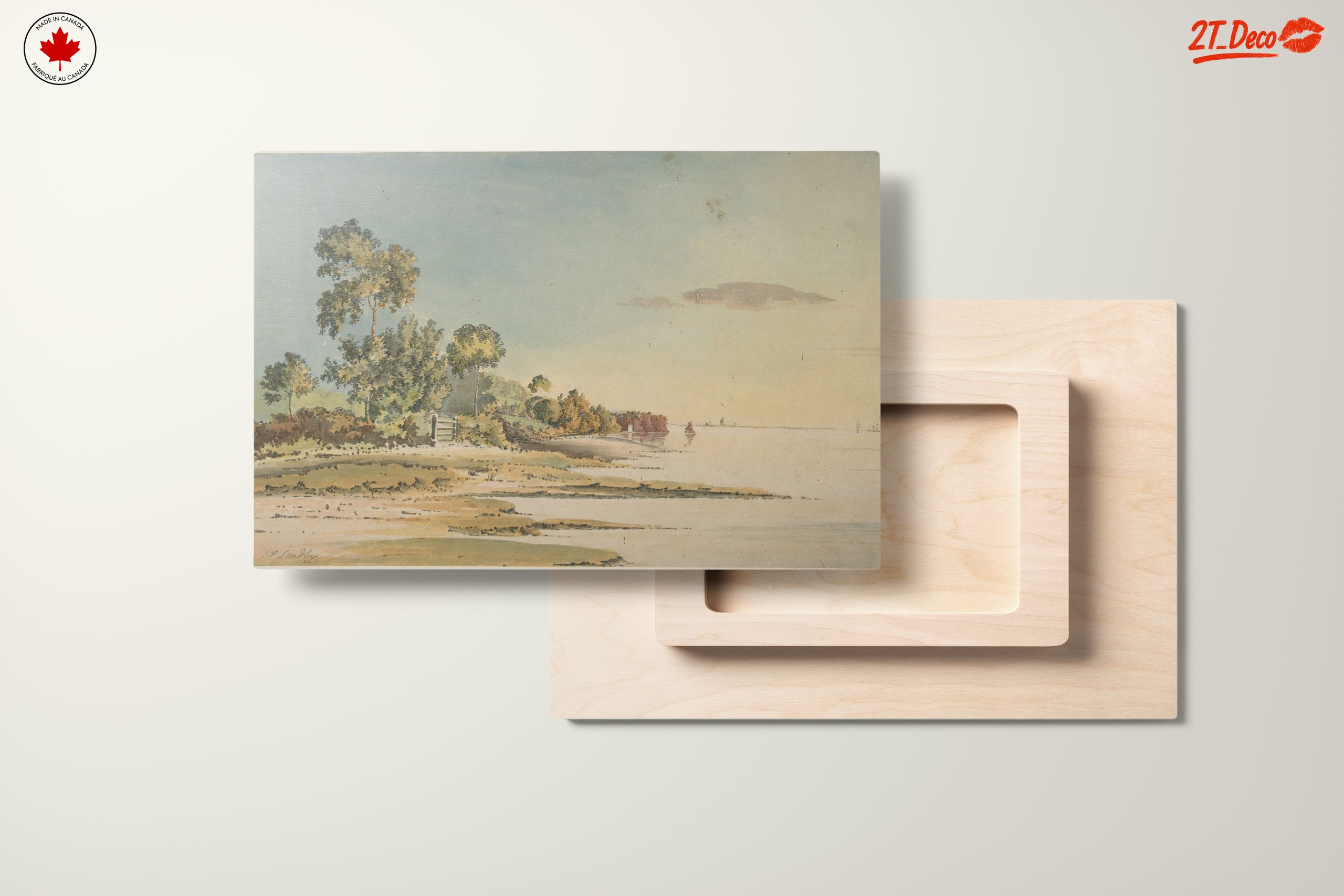 Serene Coastal Landscape Art - Image 11