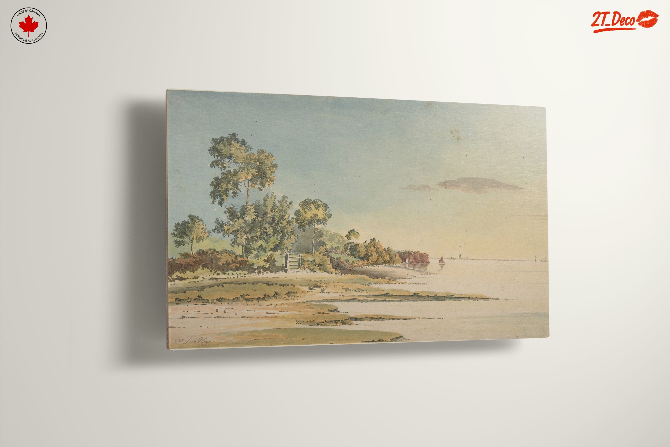 Serene Coastal Landscape Art - Image 13