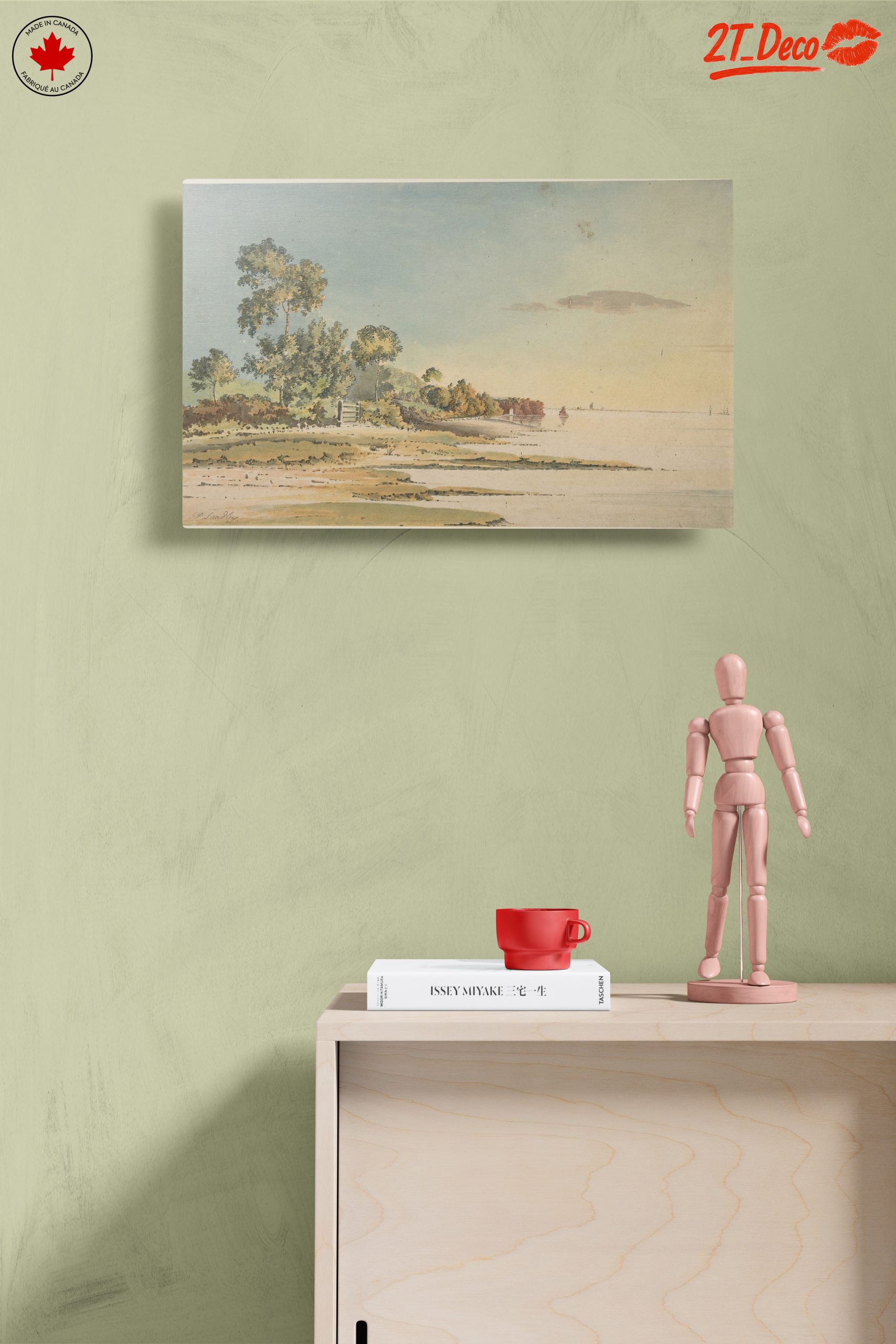 Serene Coastal Landscape Art - Image 14