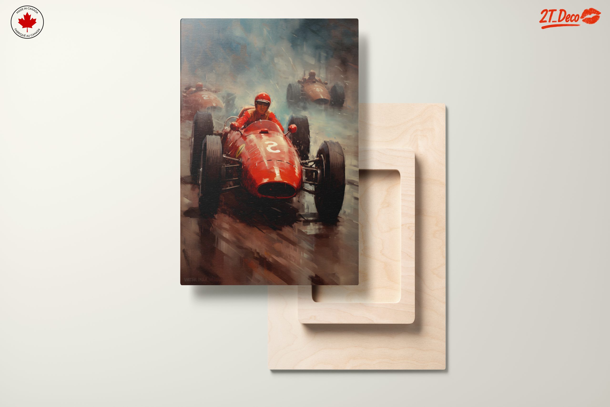 Dynamic Racing Scene in Red - Image 11