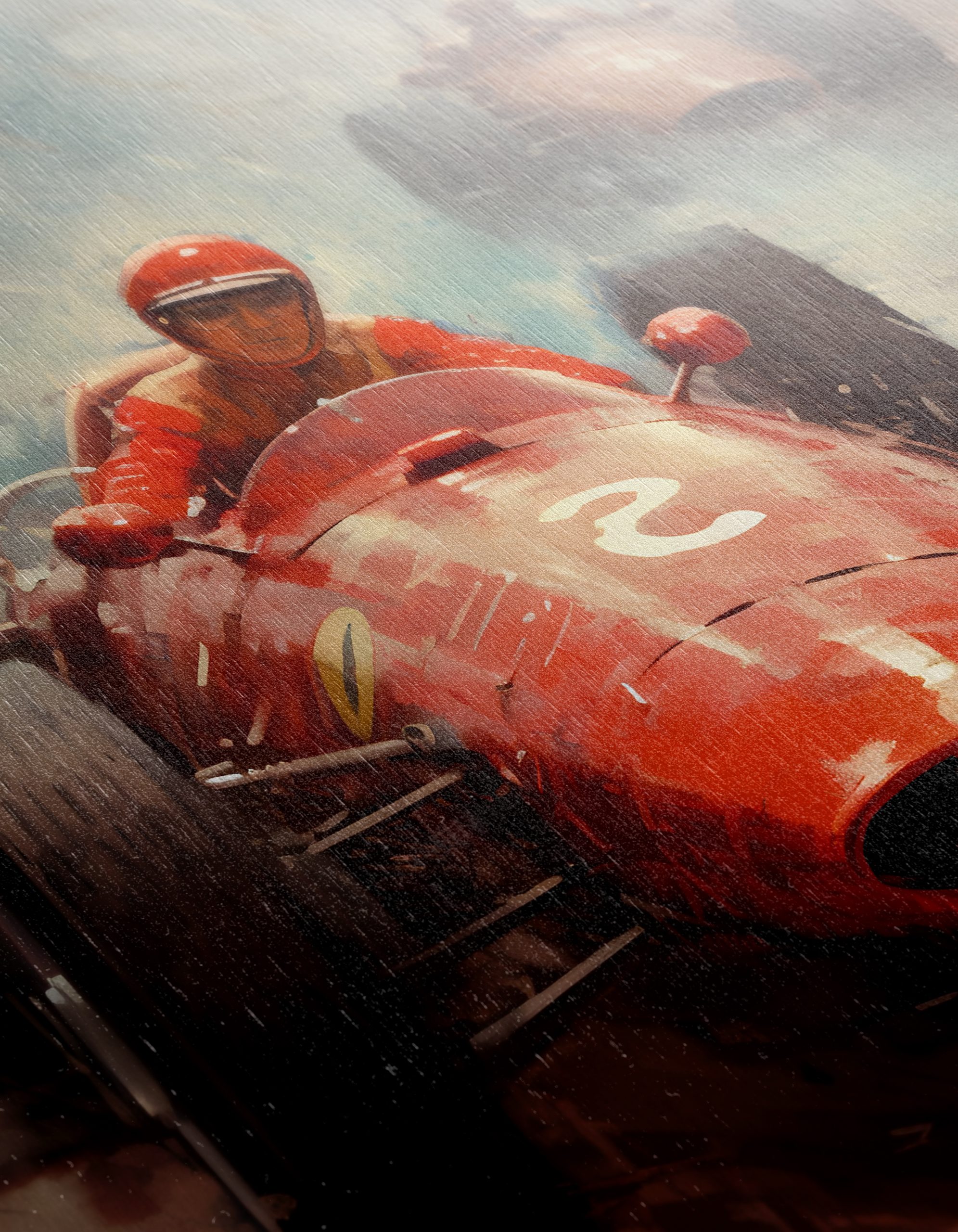 Dynamic Racing Scene in Red - Image 12