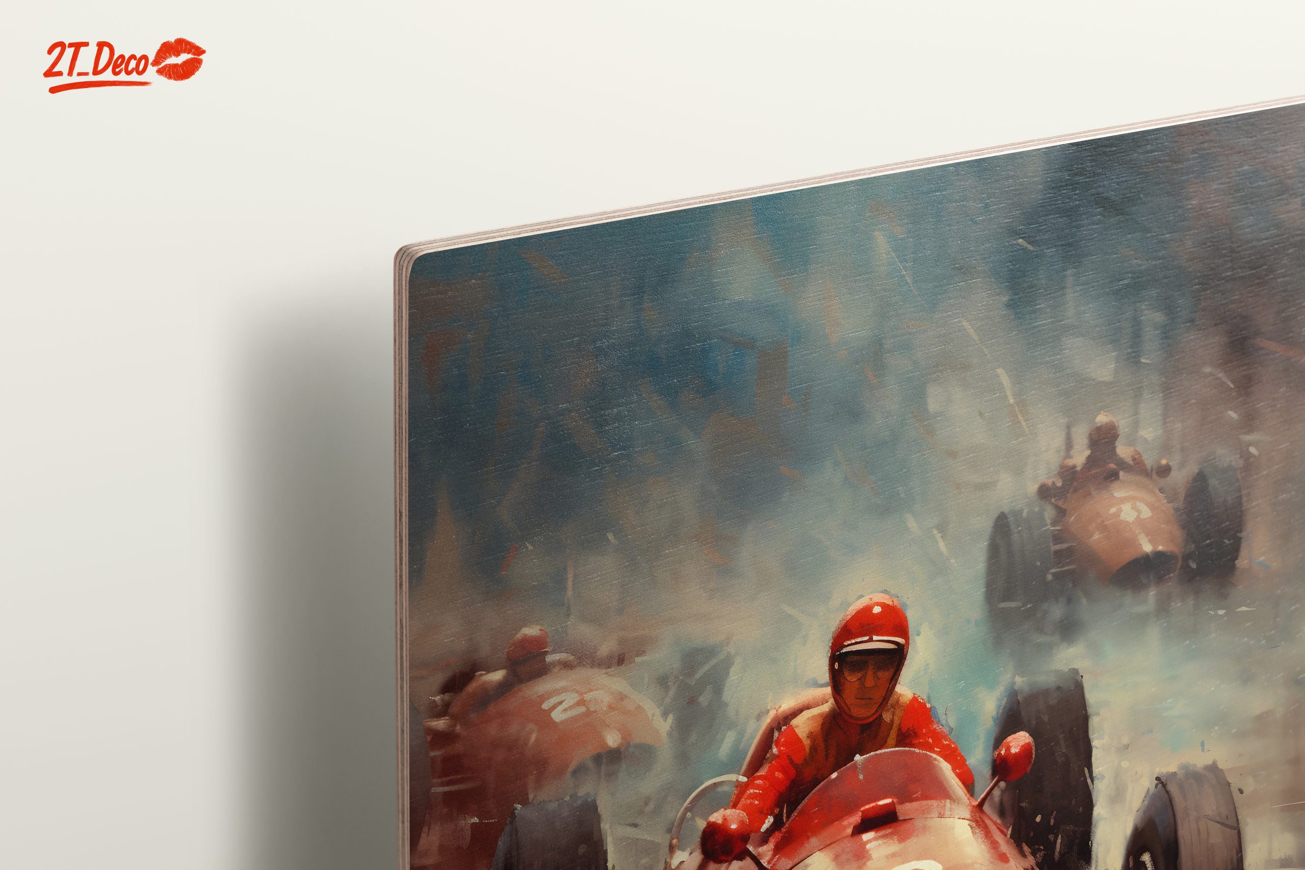 Dynamic Racing Scene in Red - Image 15