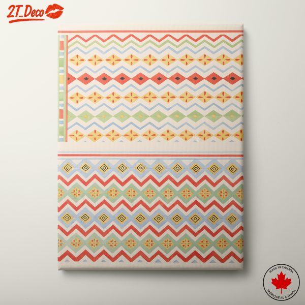 Colorful Geometric Abstract Pattern Art