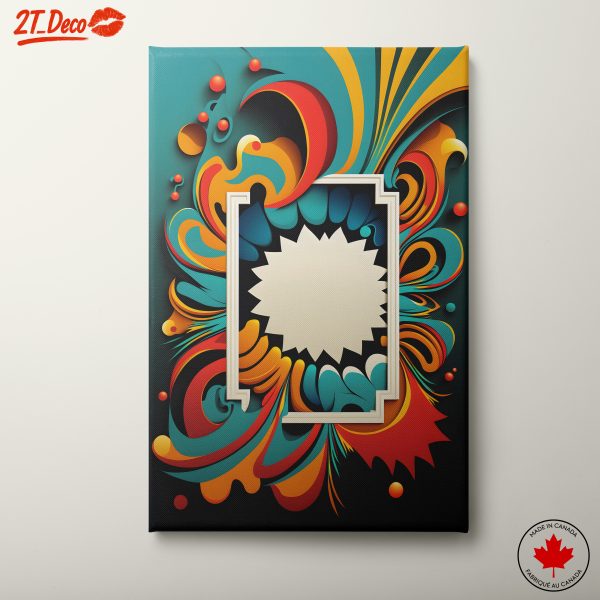 Colorful Dynamic Abstract Artwork