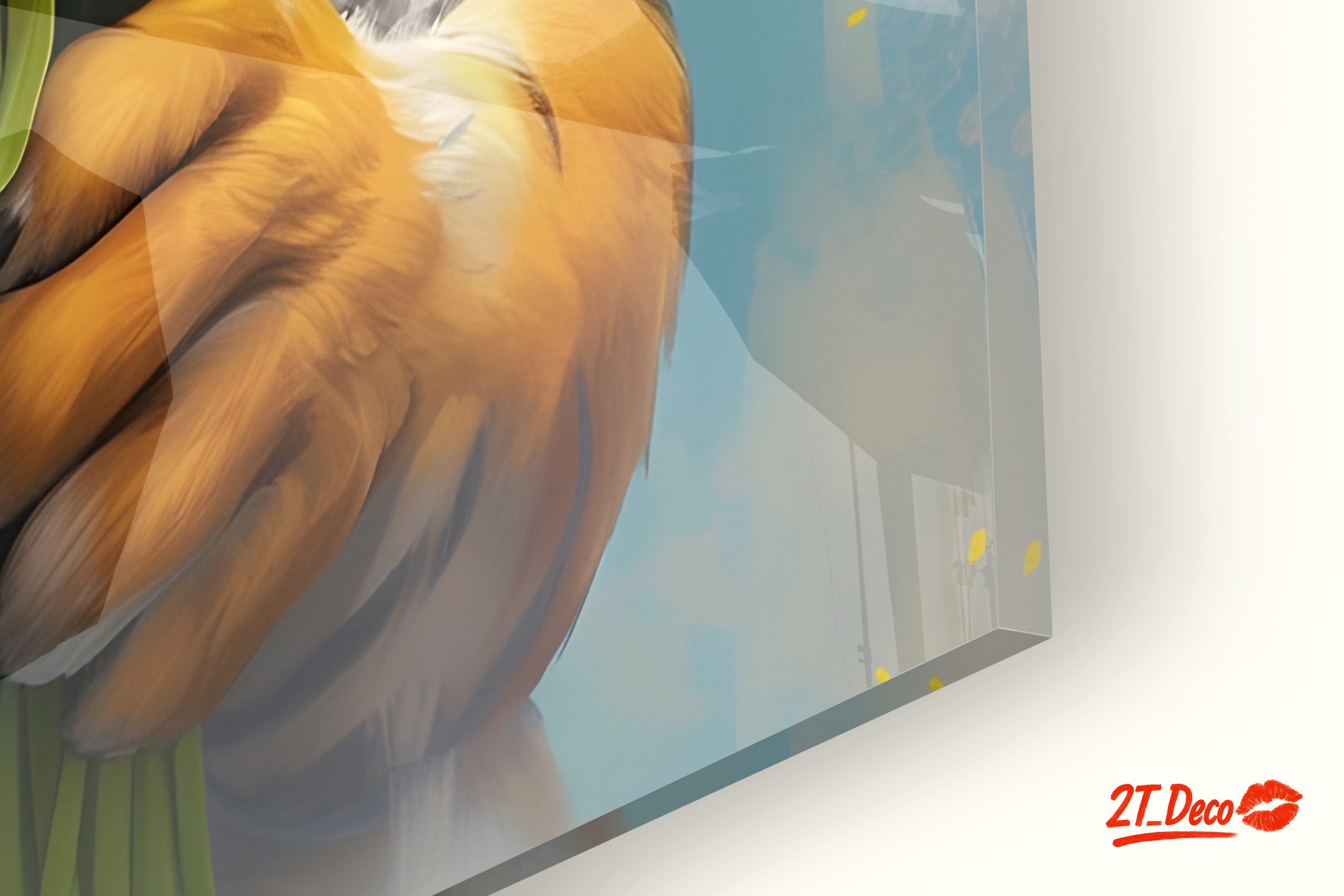 Tiger Holding Flowers Art - Image 9