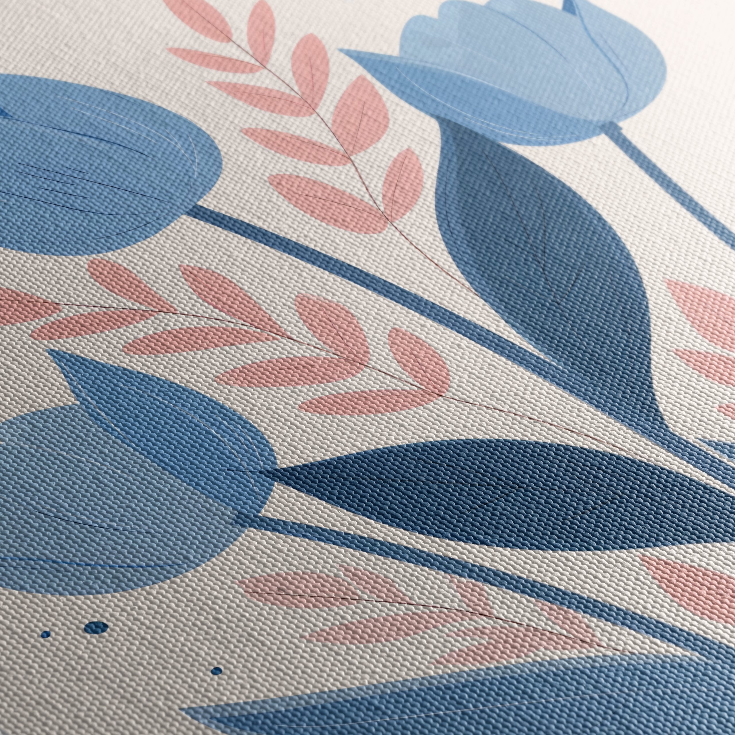 Stylized Floral Composition in Soft Colors - Image 5