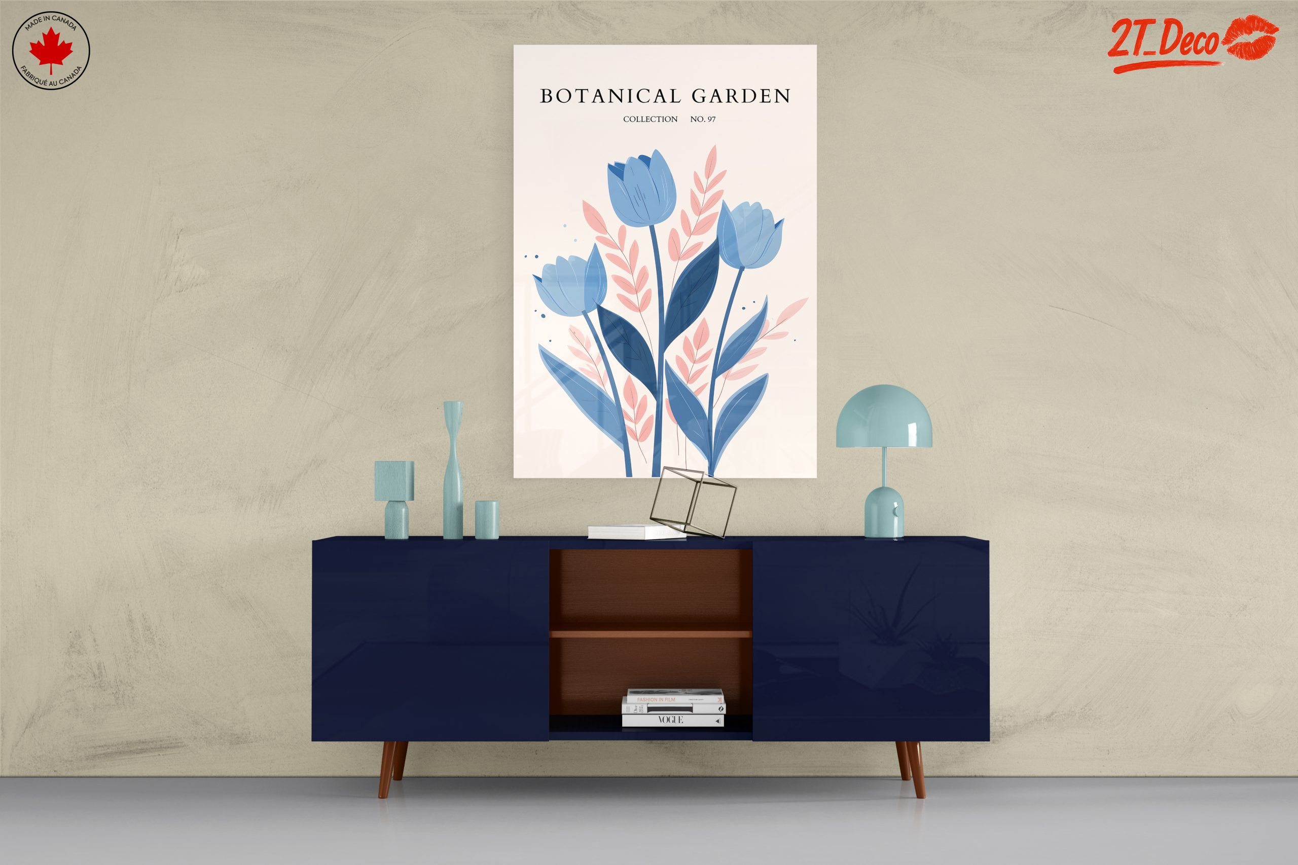 Stylized Floral Composition in Soft Colors - Image 8