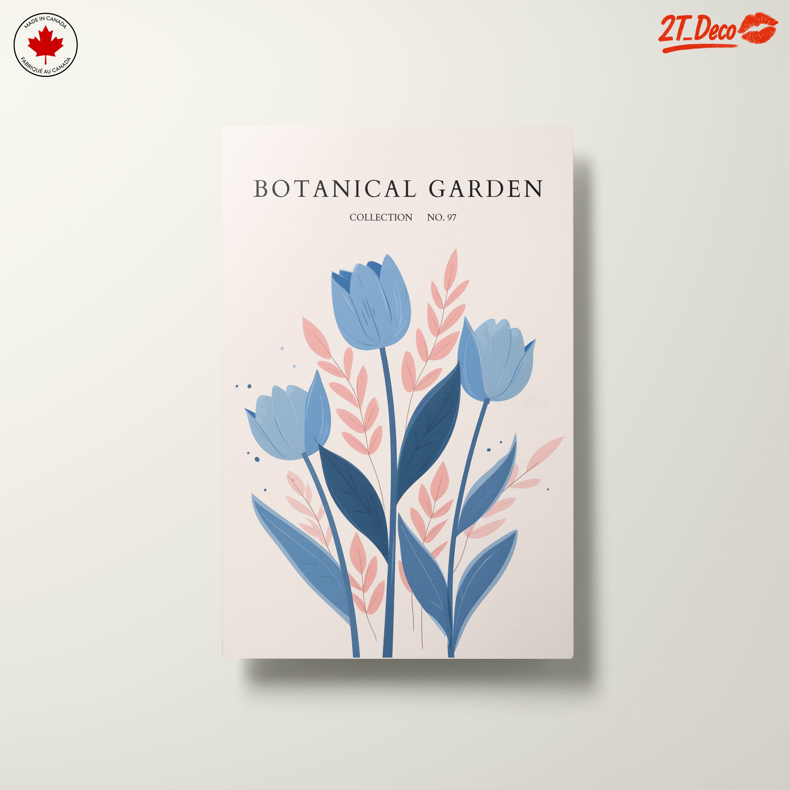 Stylized Floral Composition in Soft Colors - Image 10