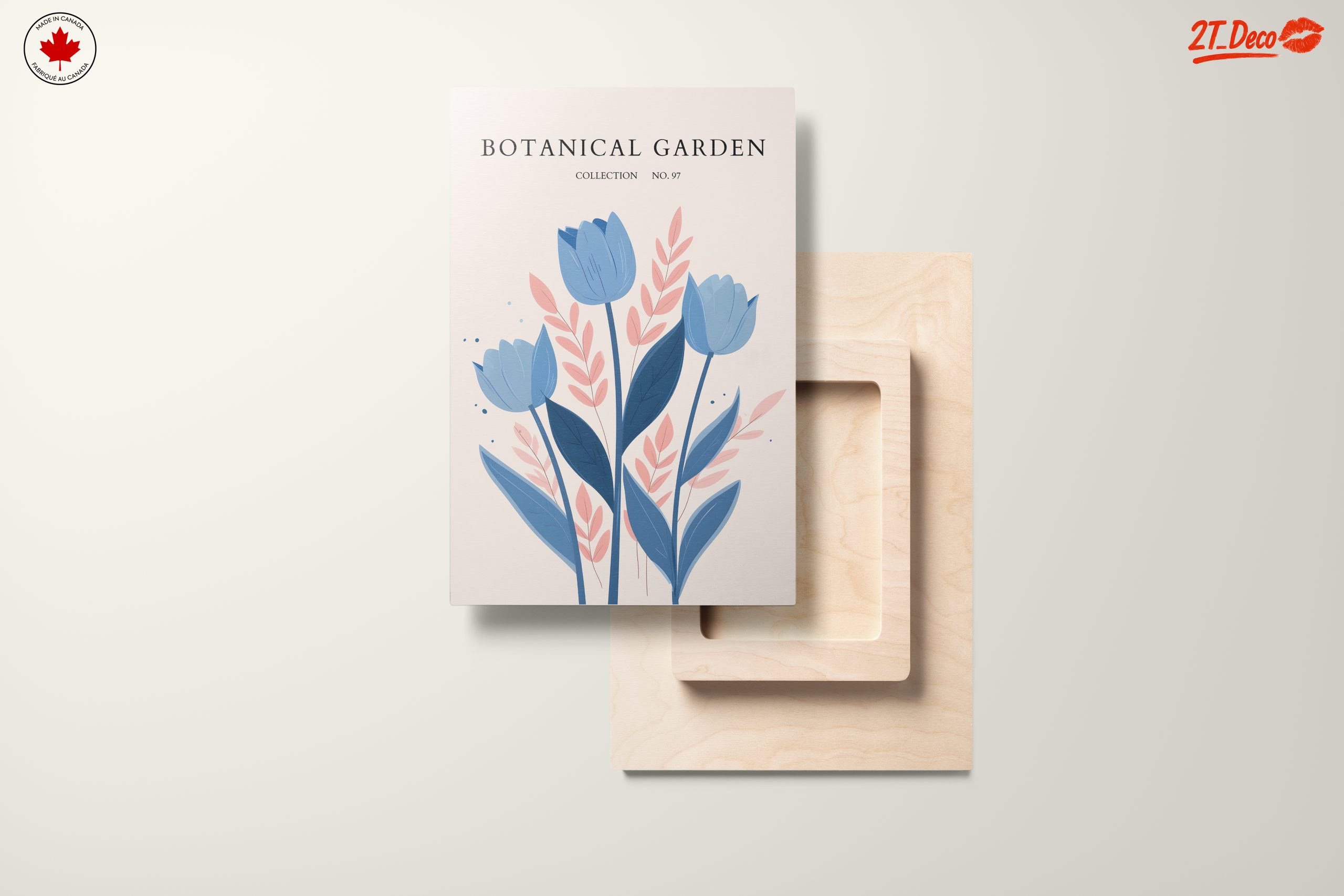 Stylized Floral Composition in Soft Colors - Image 11