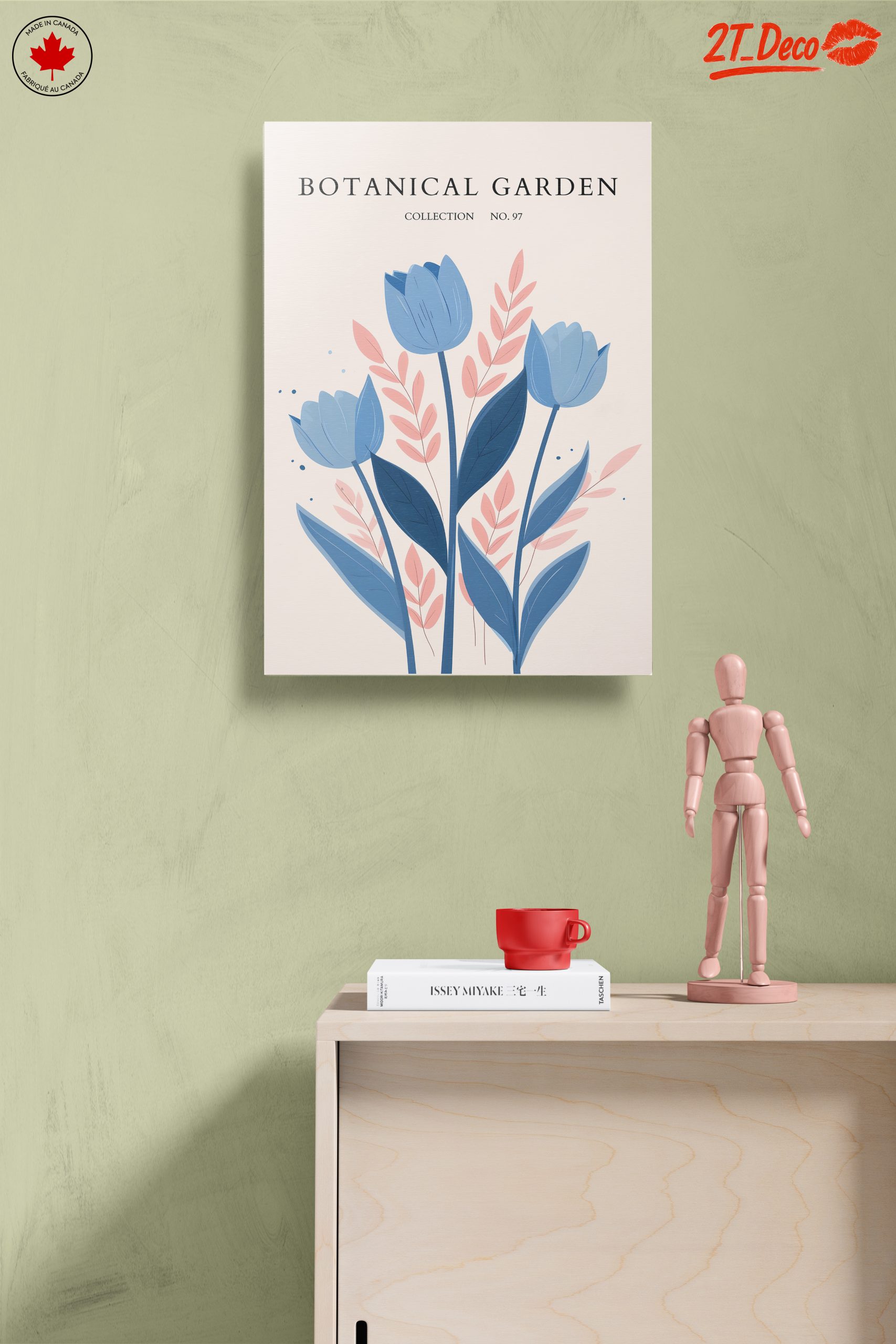 Stylized Floral Composition in Soft Colors - Image 14