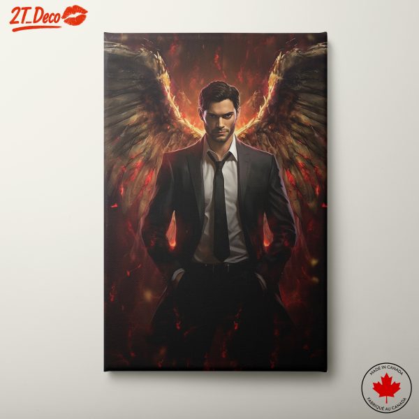 Dynamic Angel Character Illustration