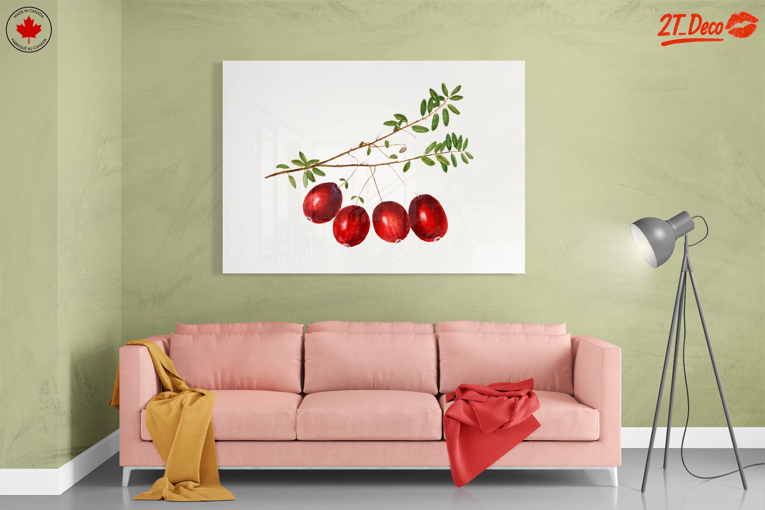 Realistic Botanical Illustration of Red Berries - Image 7