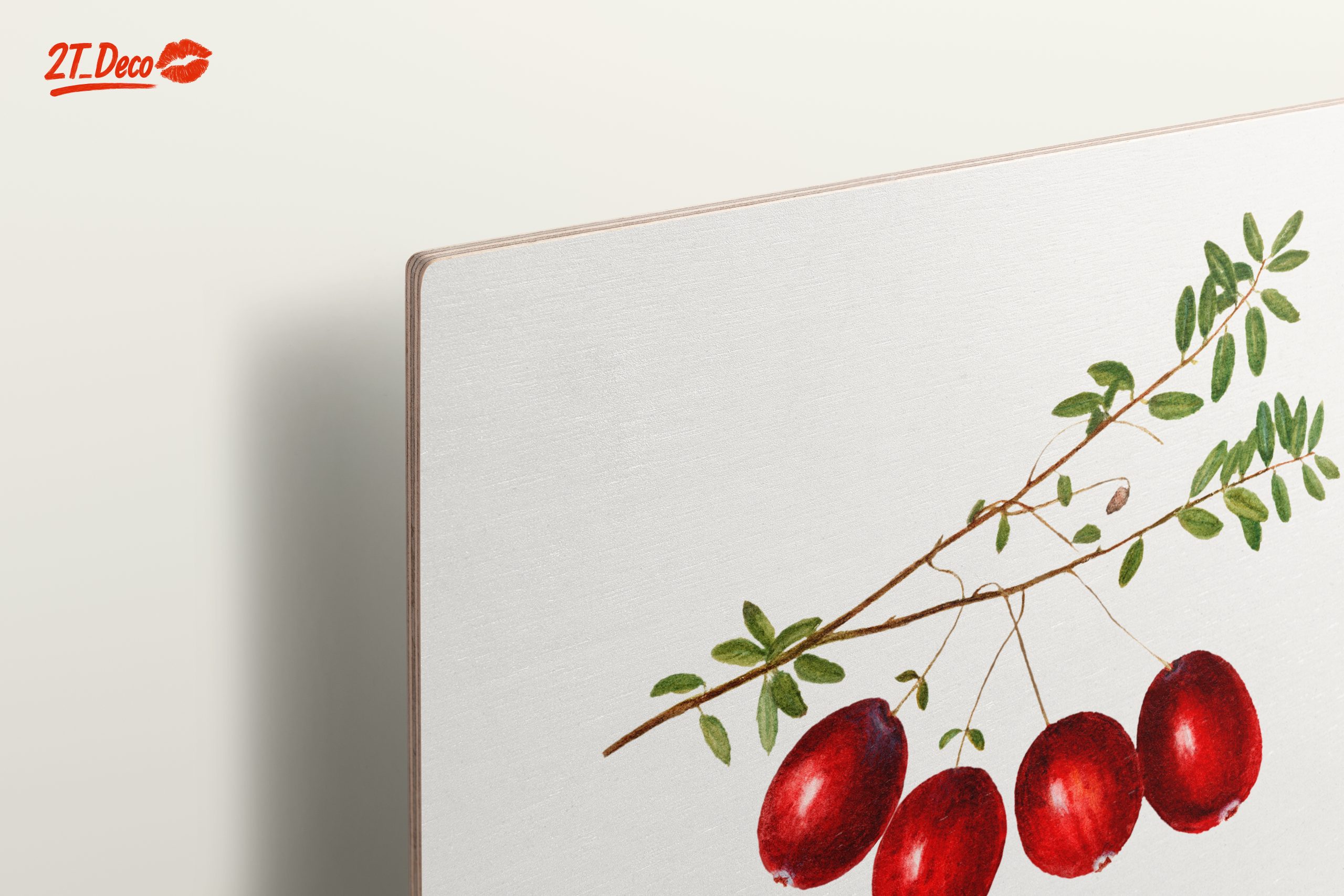 Realistic Botanical Illustration of Red Berries - Image 15