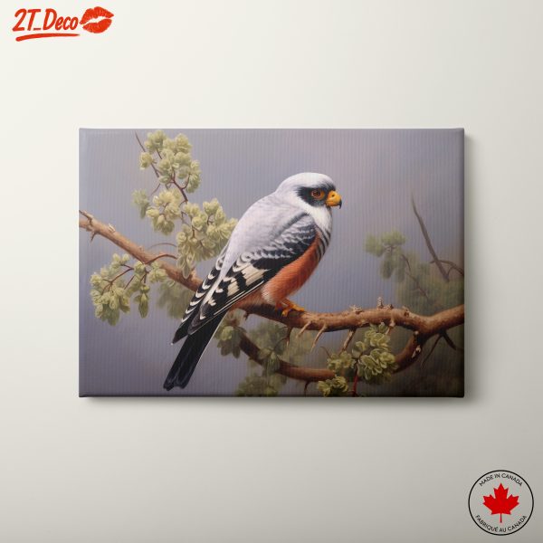 Stunning Bird Perched on Branch Artwork
