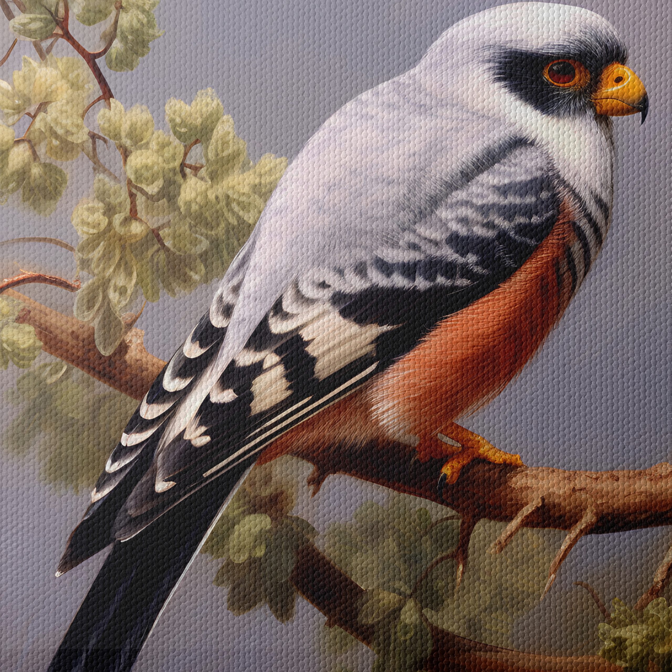 Stunning Bird Perched on Branch Artwork - Image 4