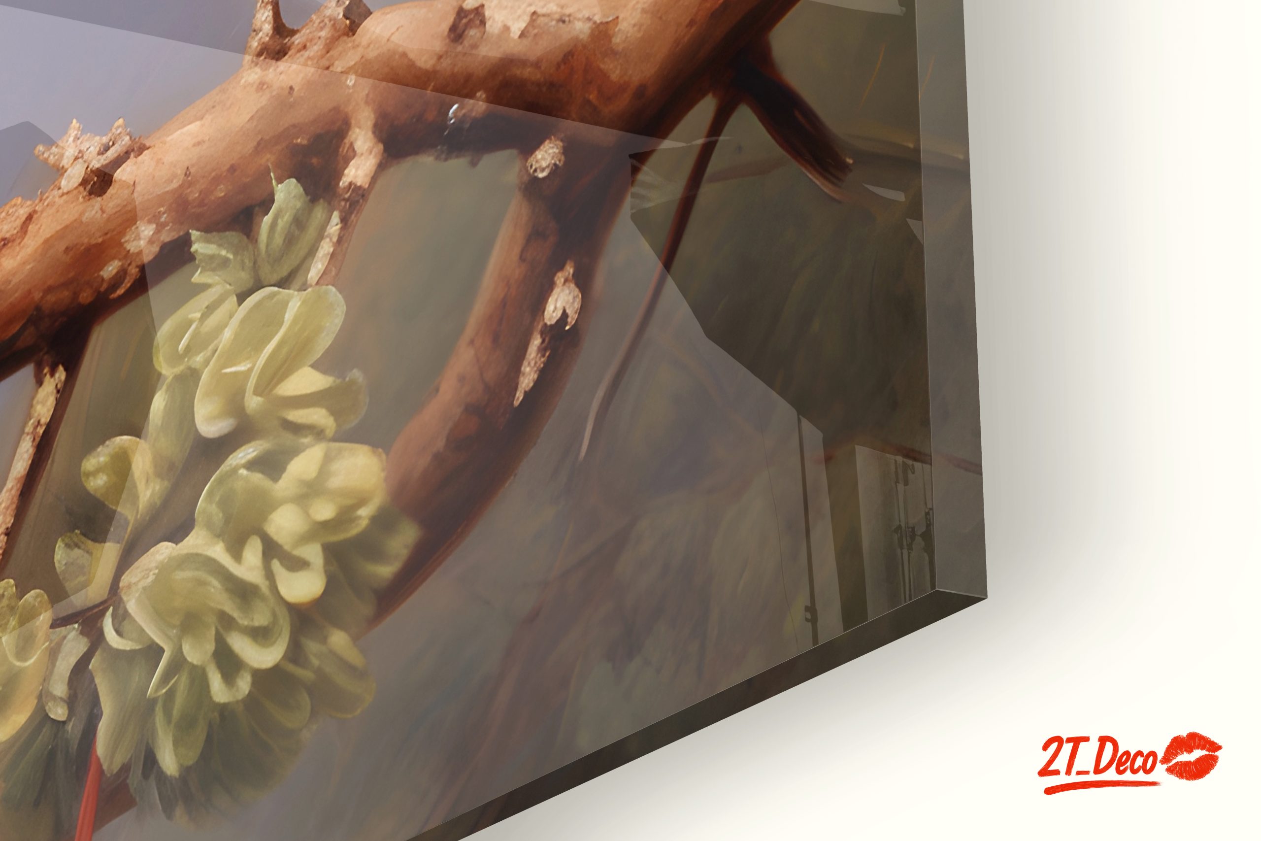 Stunning Bird Perched on Branch Artwork - Image 9