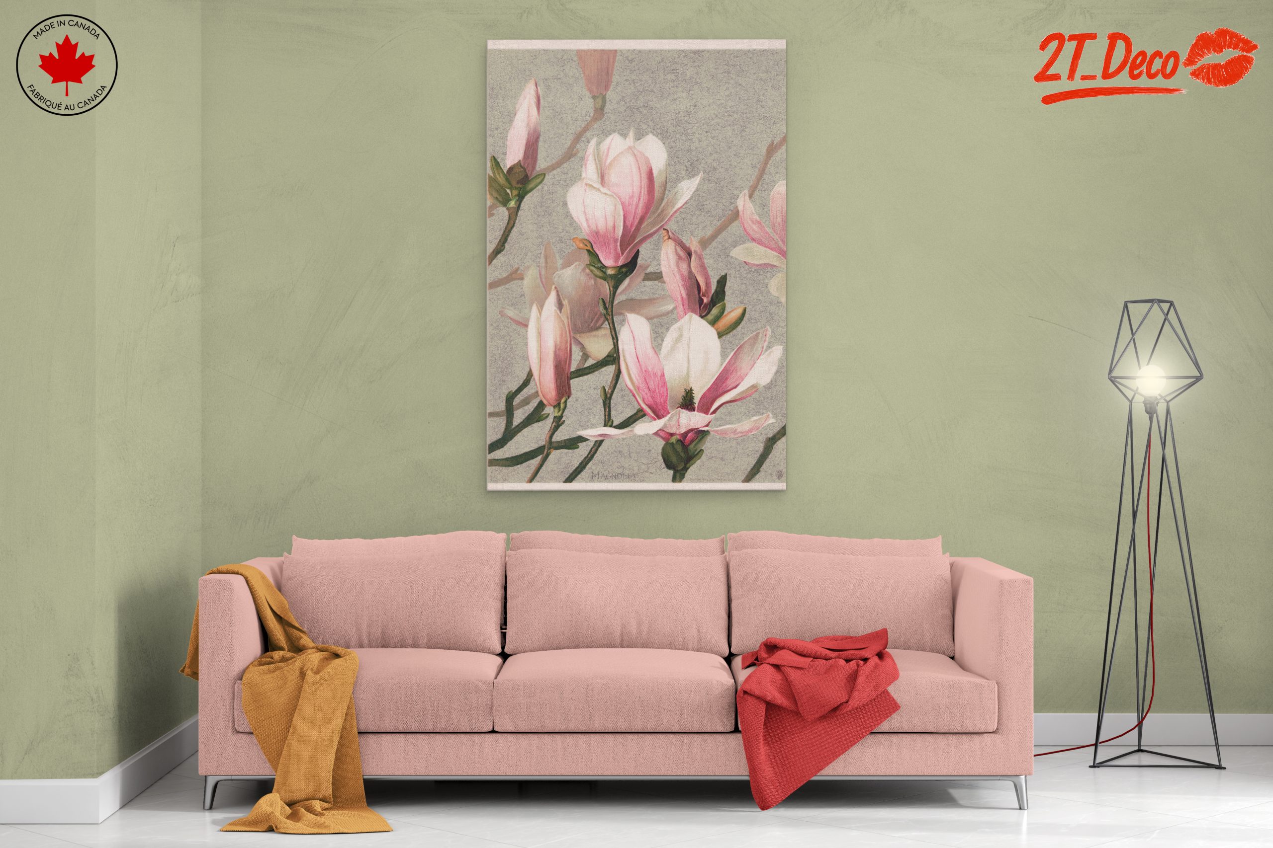 Beautiful Botanical Magnolia Artwork - Image 2