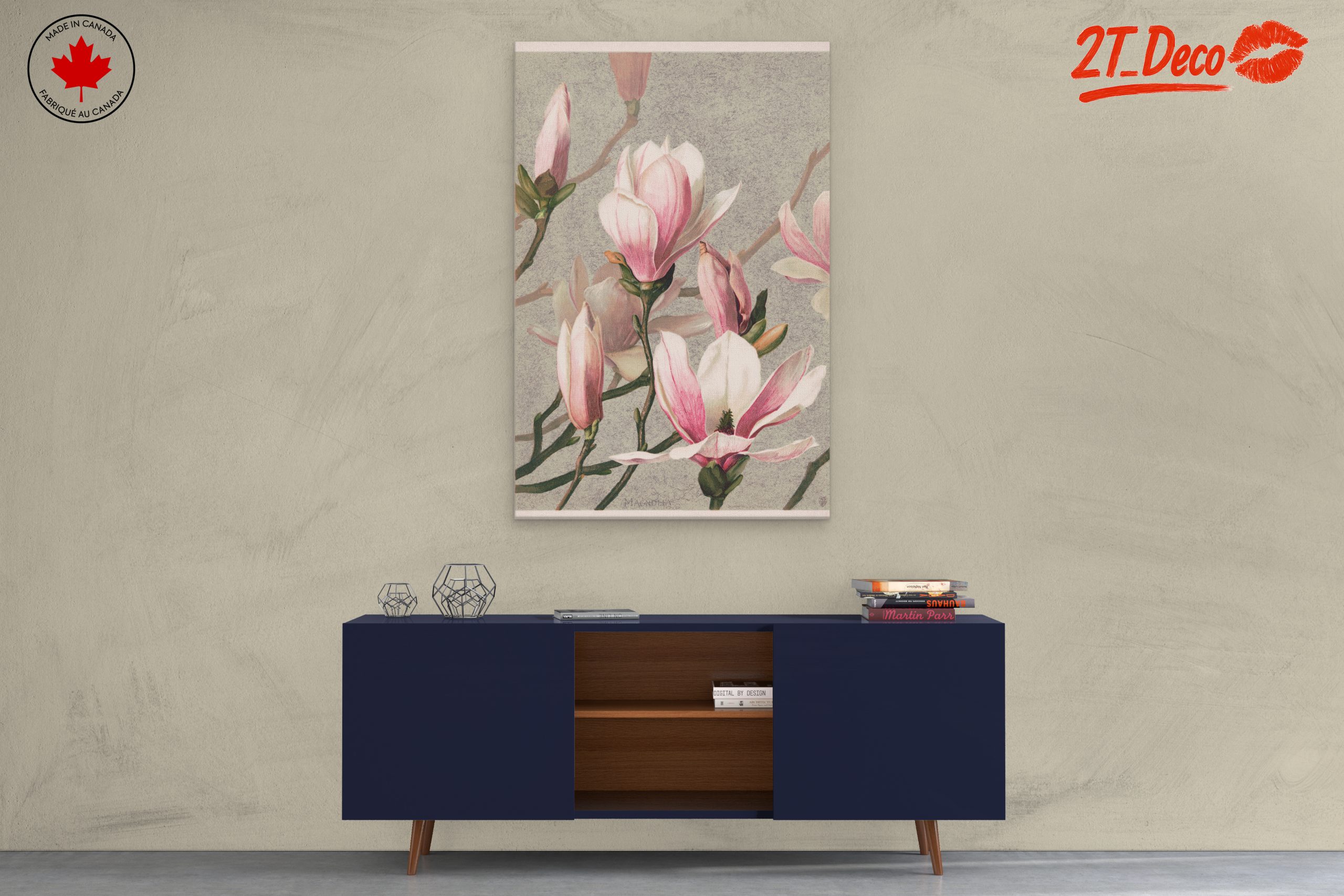 Beautiful Botanical Magnolia Artwork - Image 3