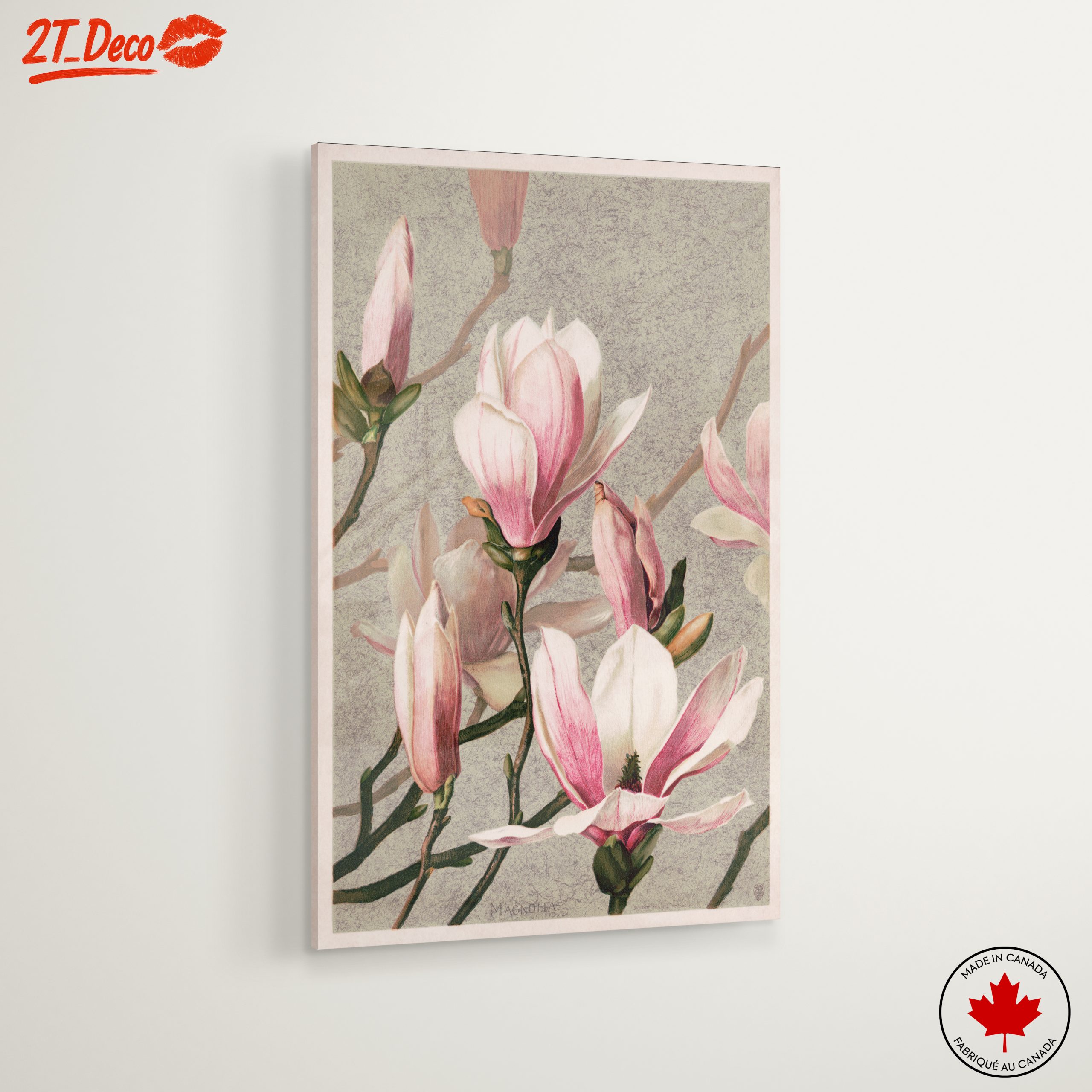 Beautiful Botanical Magnolia Artwork - Image 6