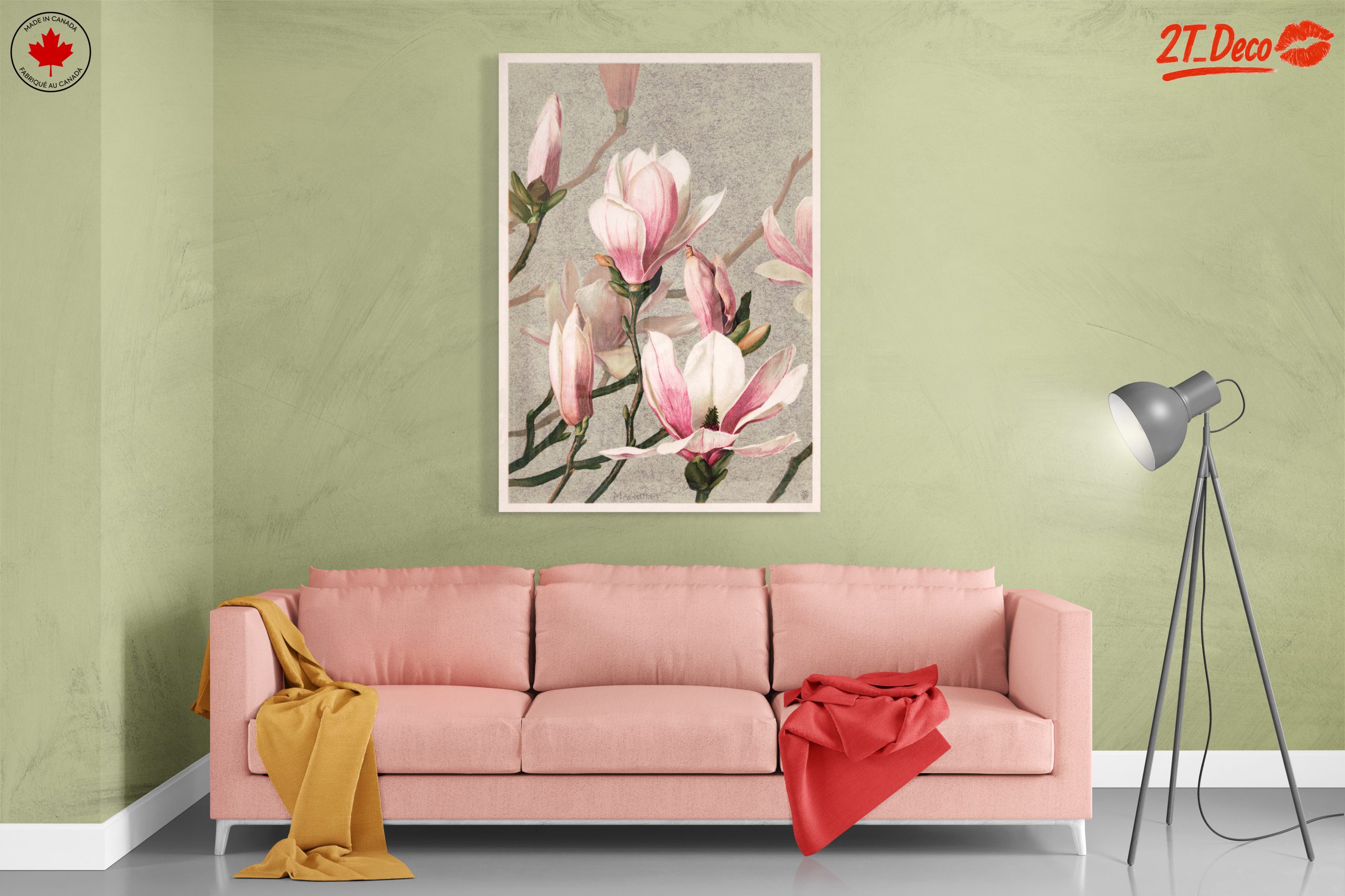 Beautiful Botanical Magnolia Artwork - Image 7