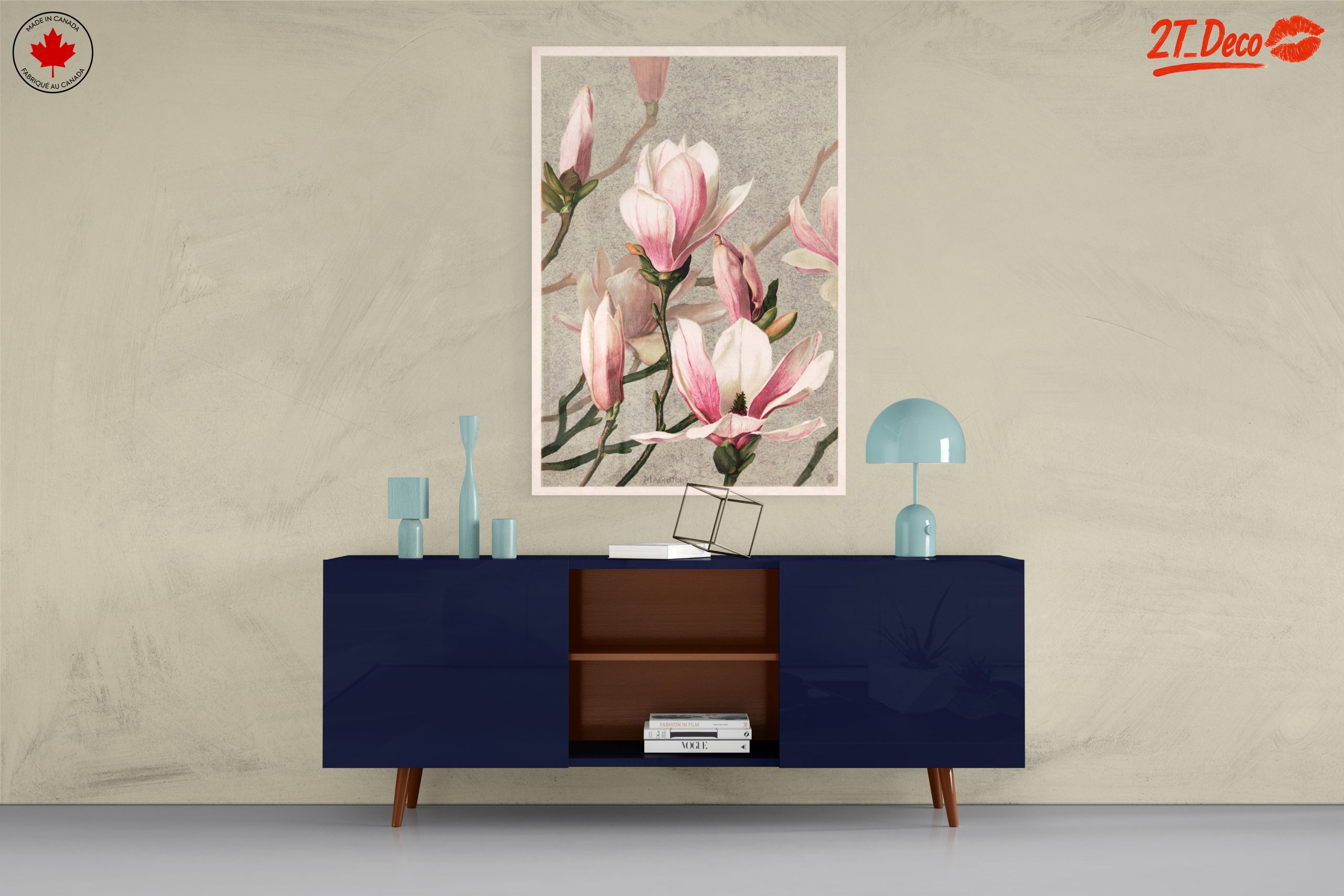 Beautiful Botanical Magnolia Artwork - Image 8