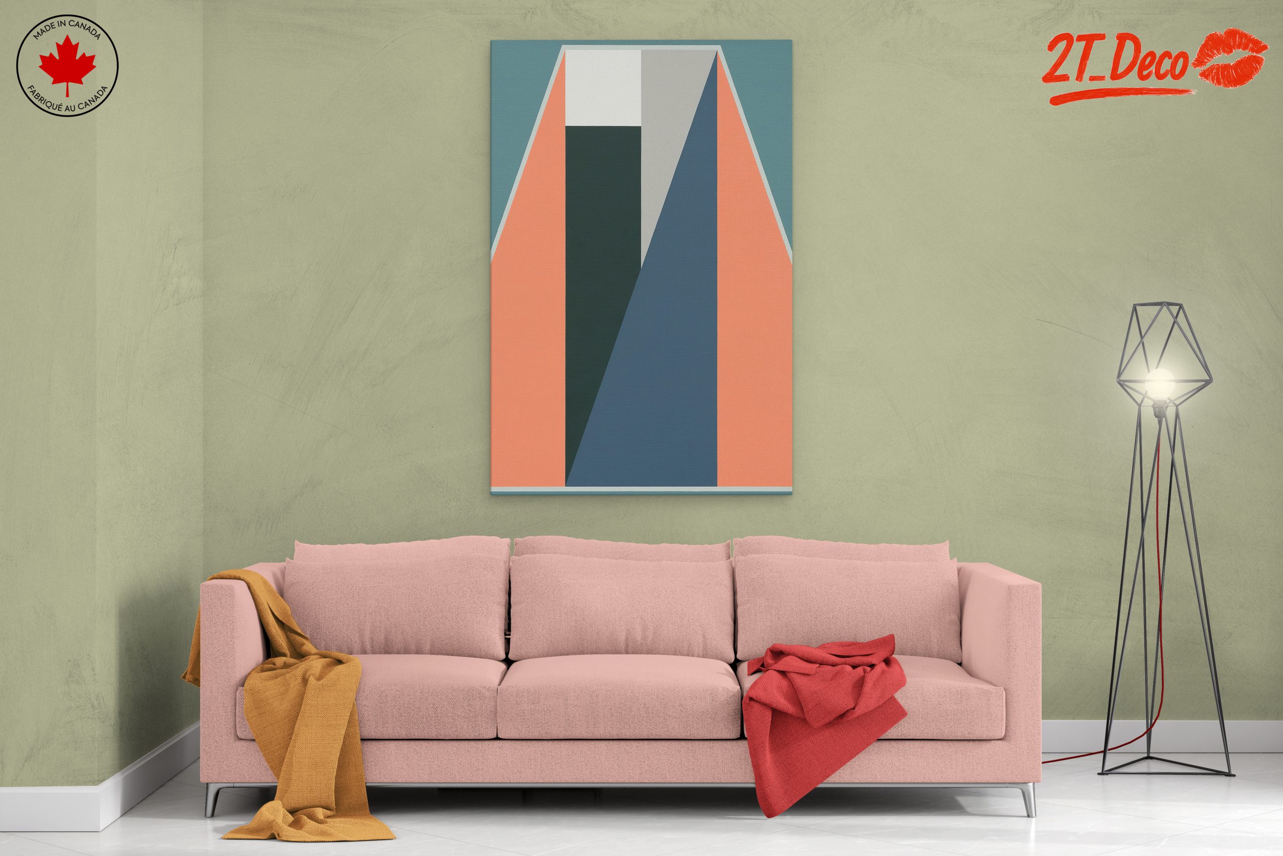 Modern Geometric Abstract Artwork 2 - Image 2