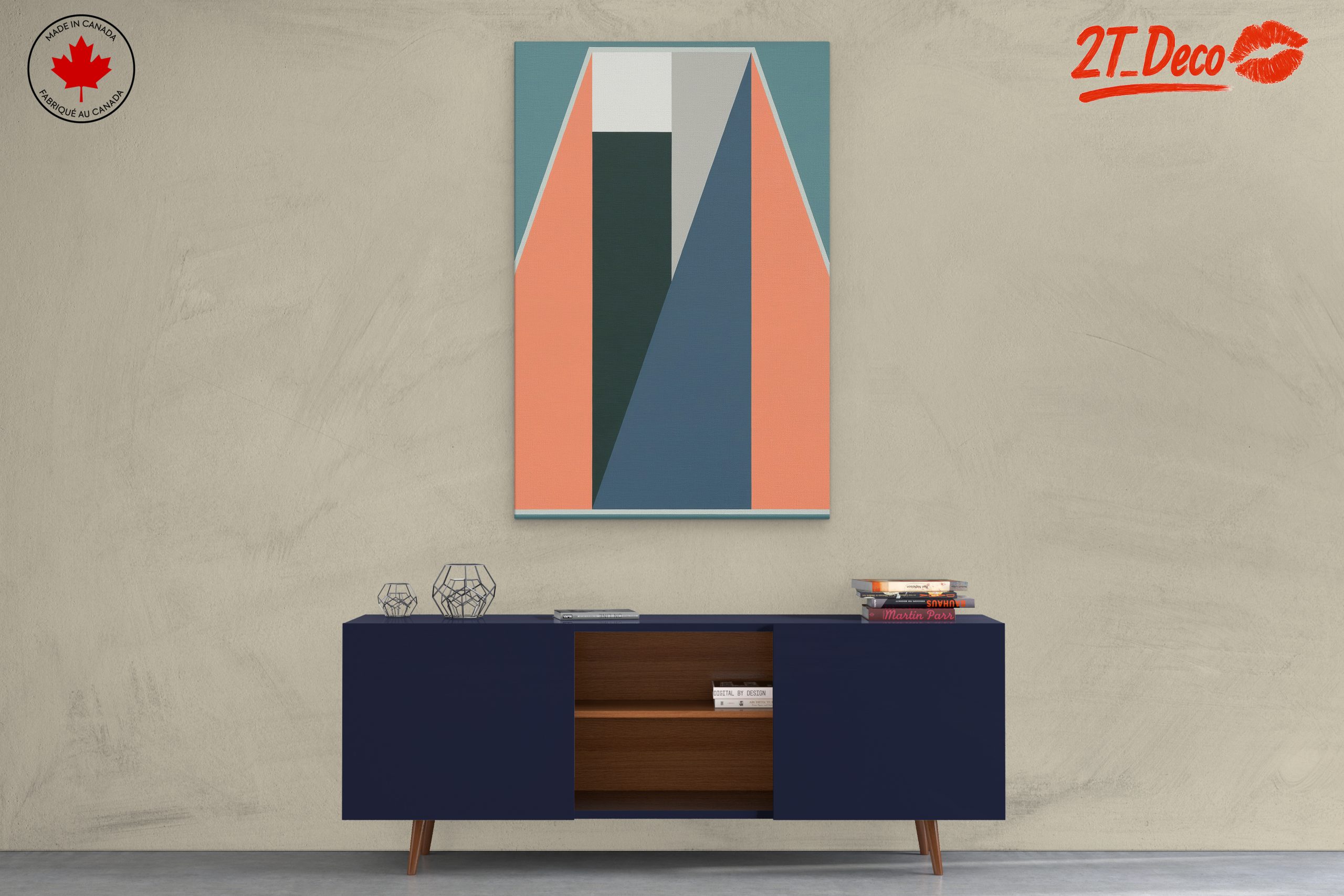 Modern Geometric Abstract Artwork 2 - Image 3