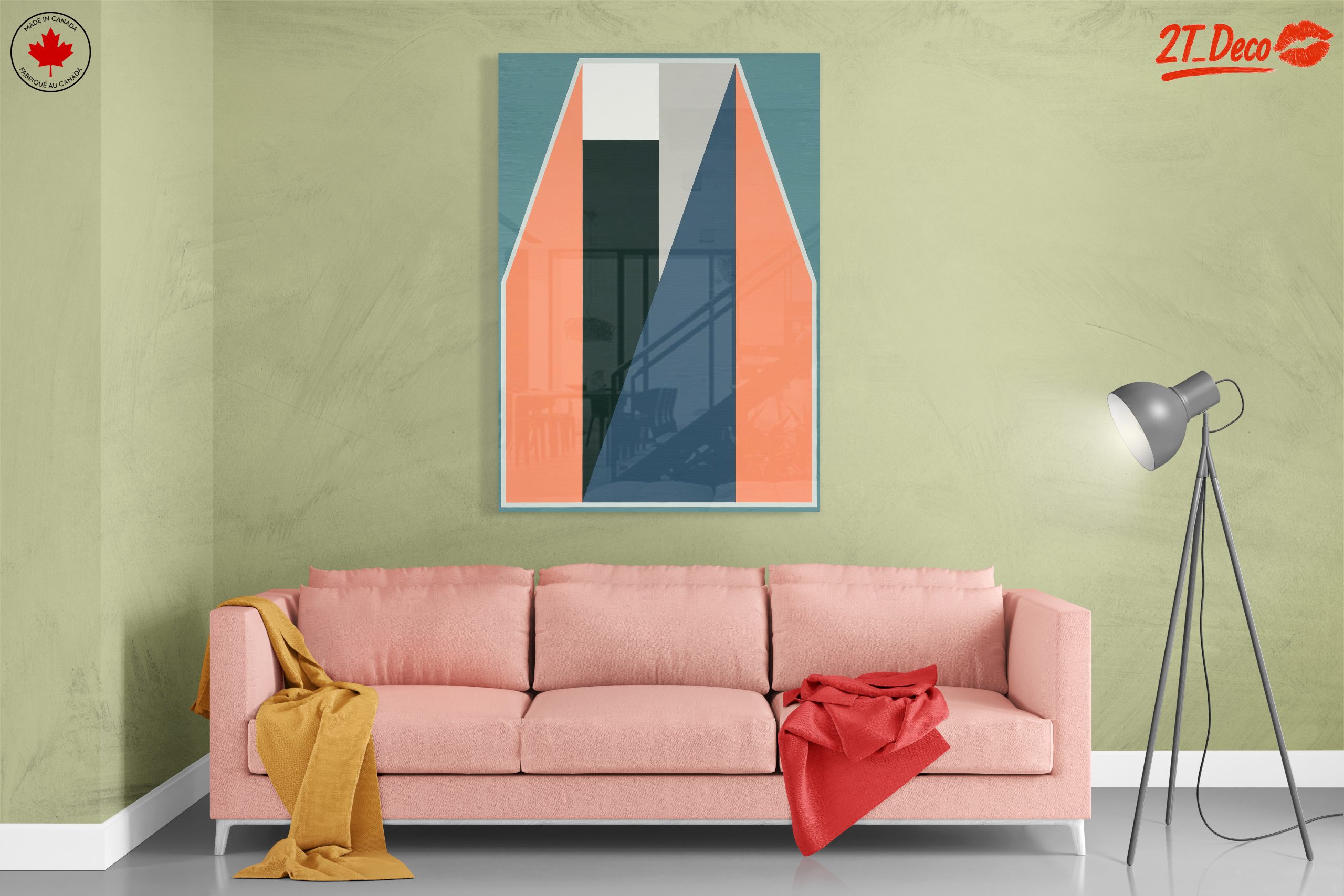 Modern Geometric Abstract Artwork 2 - Image 7