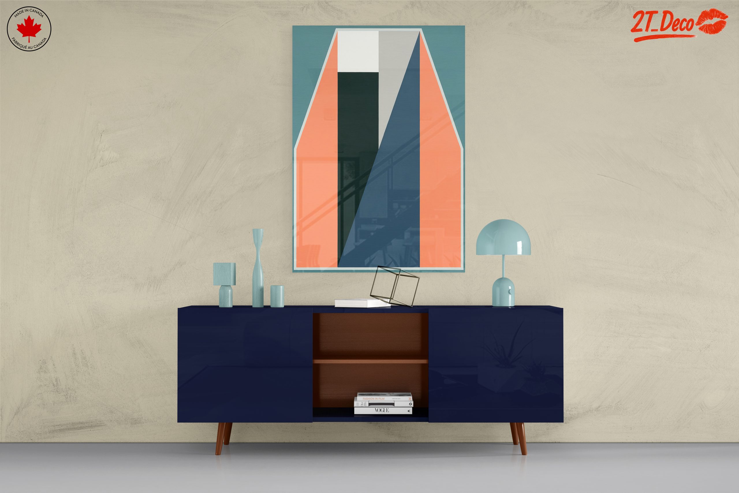 Modern Geometric Abstract Artwork 2 - Image 8