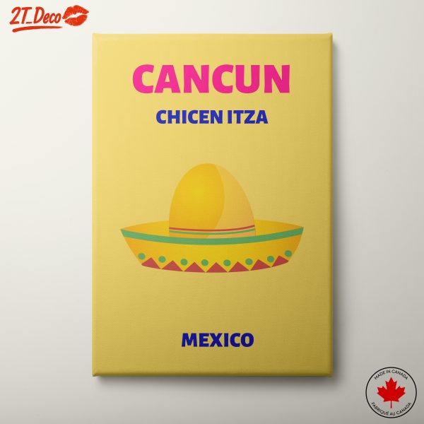 Colorful Contemporary Cultural Art of Cancun