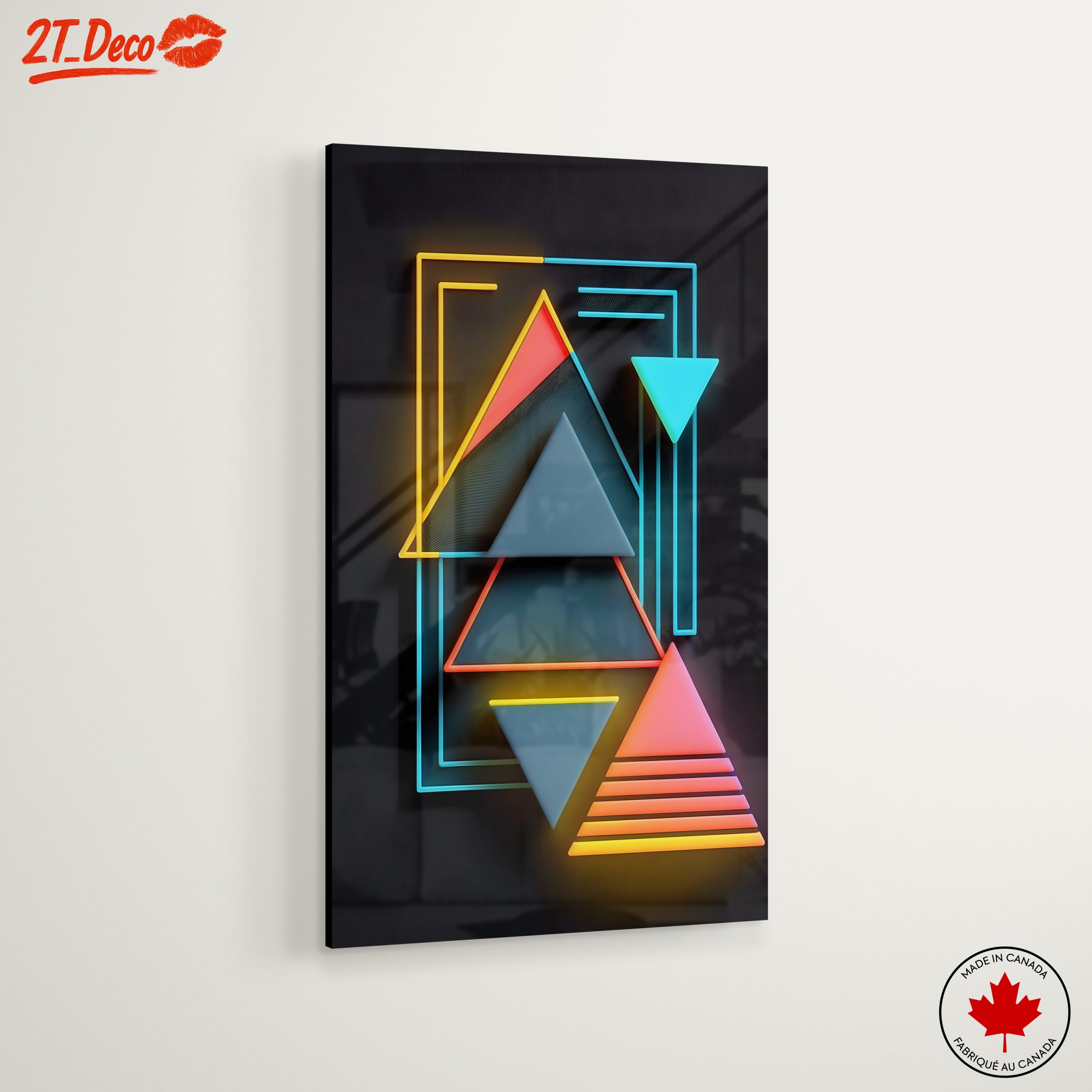Geometric Neon Art for Modern Spaces - Image 6