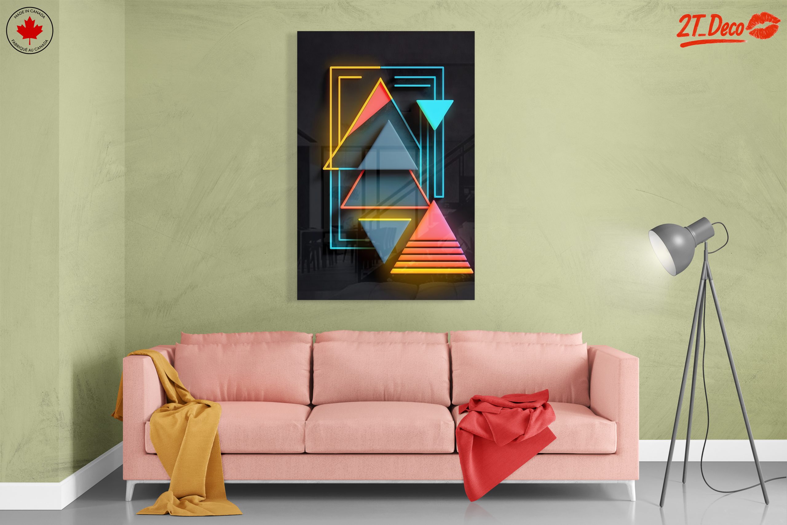 Geometric Neon Art for Modern Spaces - Image 7