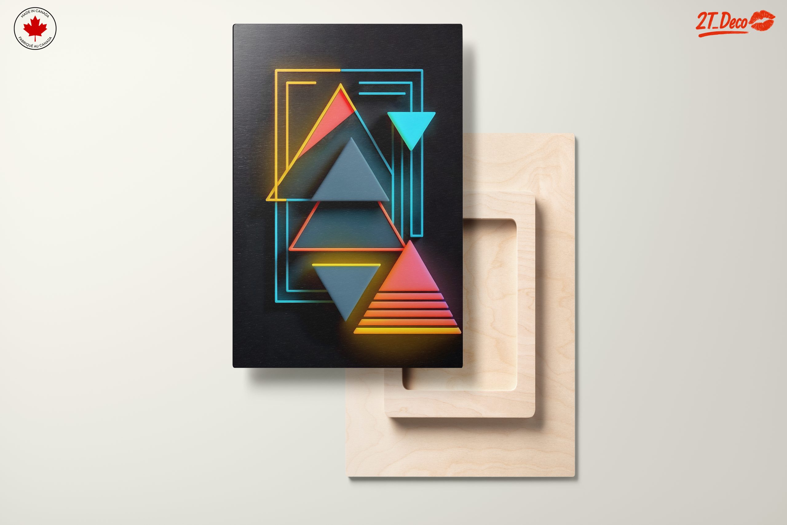 Geometric Neon Art for Modern Spaces - Image 11