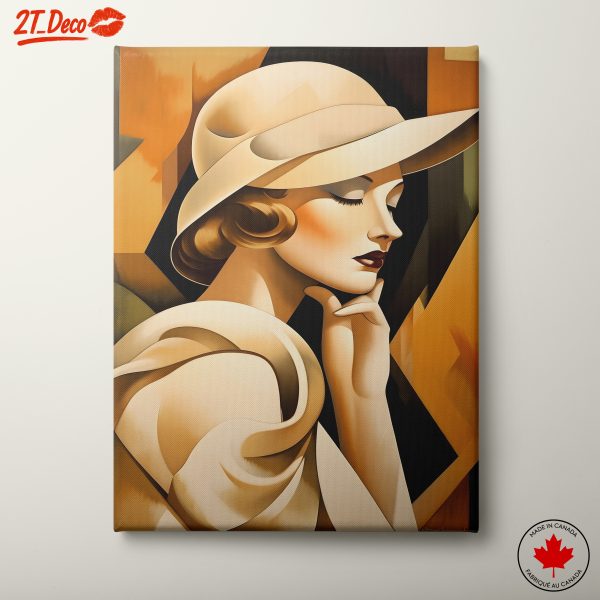Elegant Stylized Portrait of a Woman