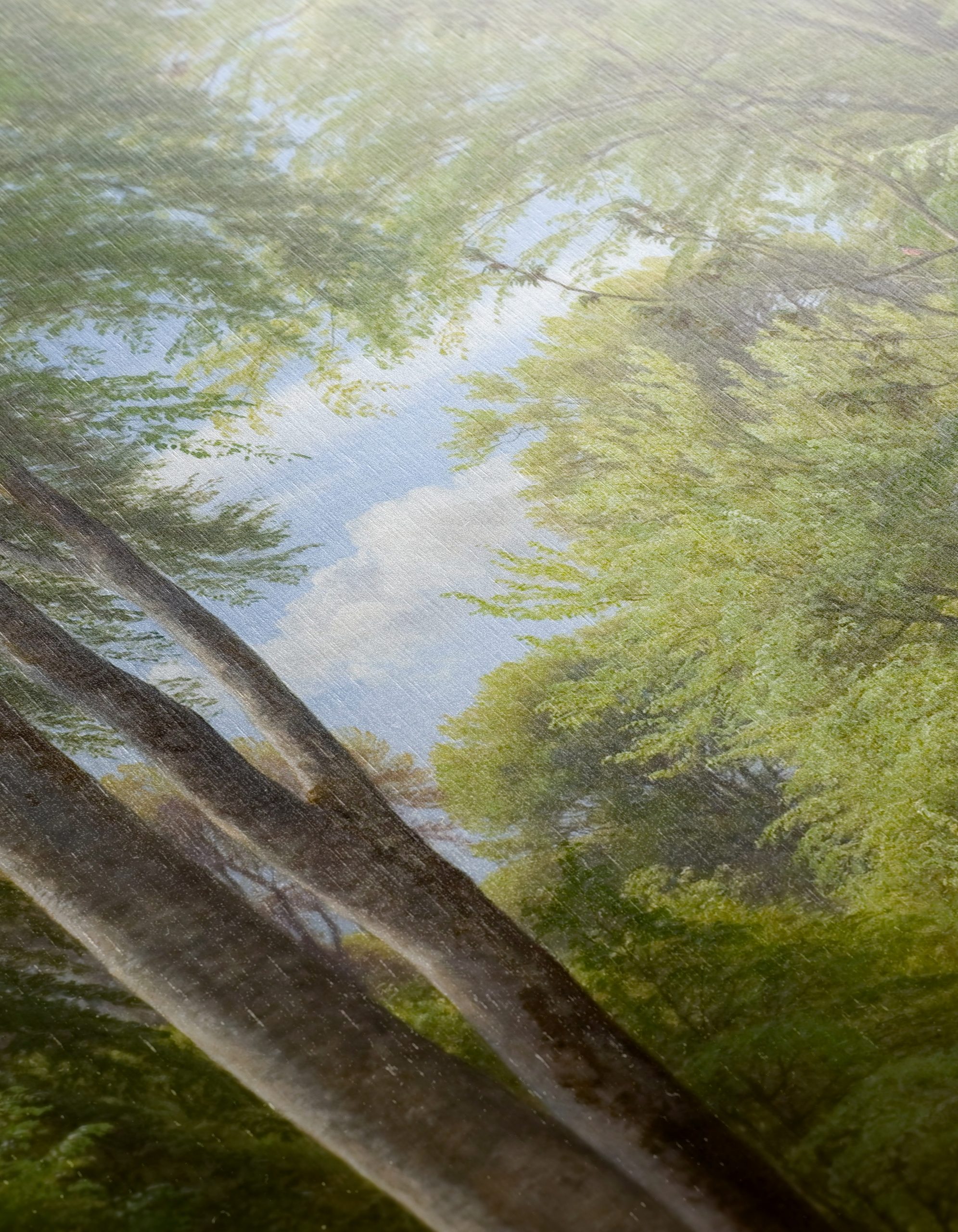Charming Forest Scene with Children and Dog - Image 12
