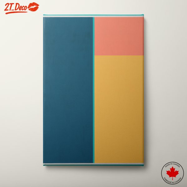 Colorful Geometric Abstract Interior Art
