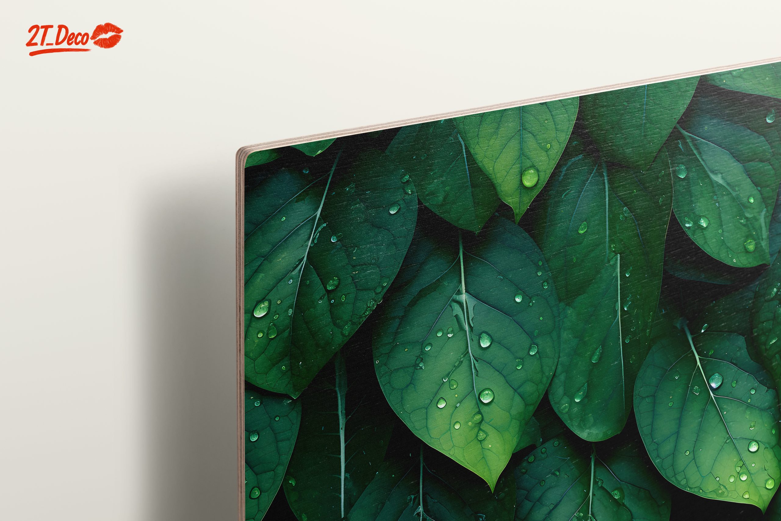Vibrant Green Botanical Leaf Art - Image 15