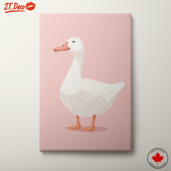 Cute Duck Illustration Art for Home