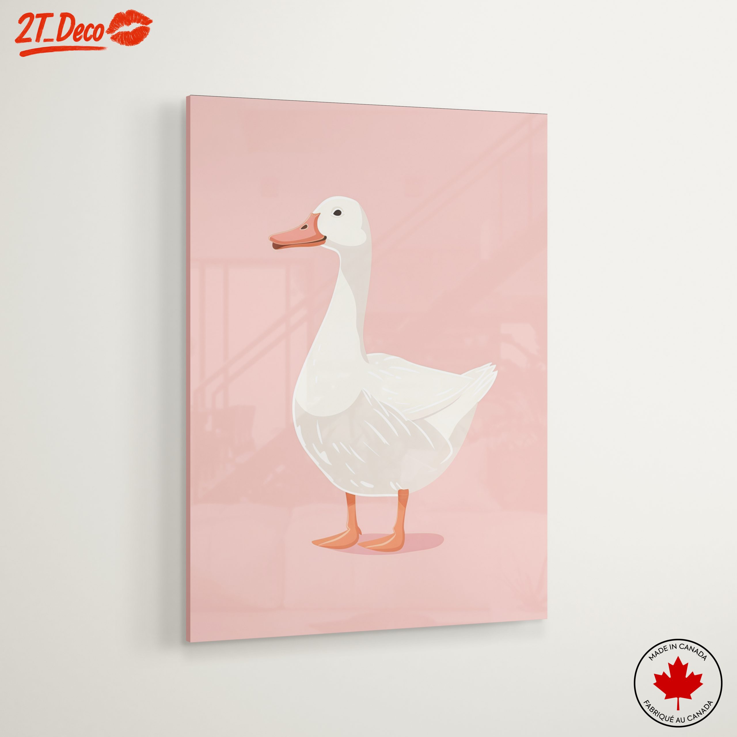 Cute Duck Illustration Art for Home - Image 6