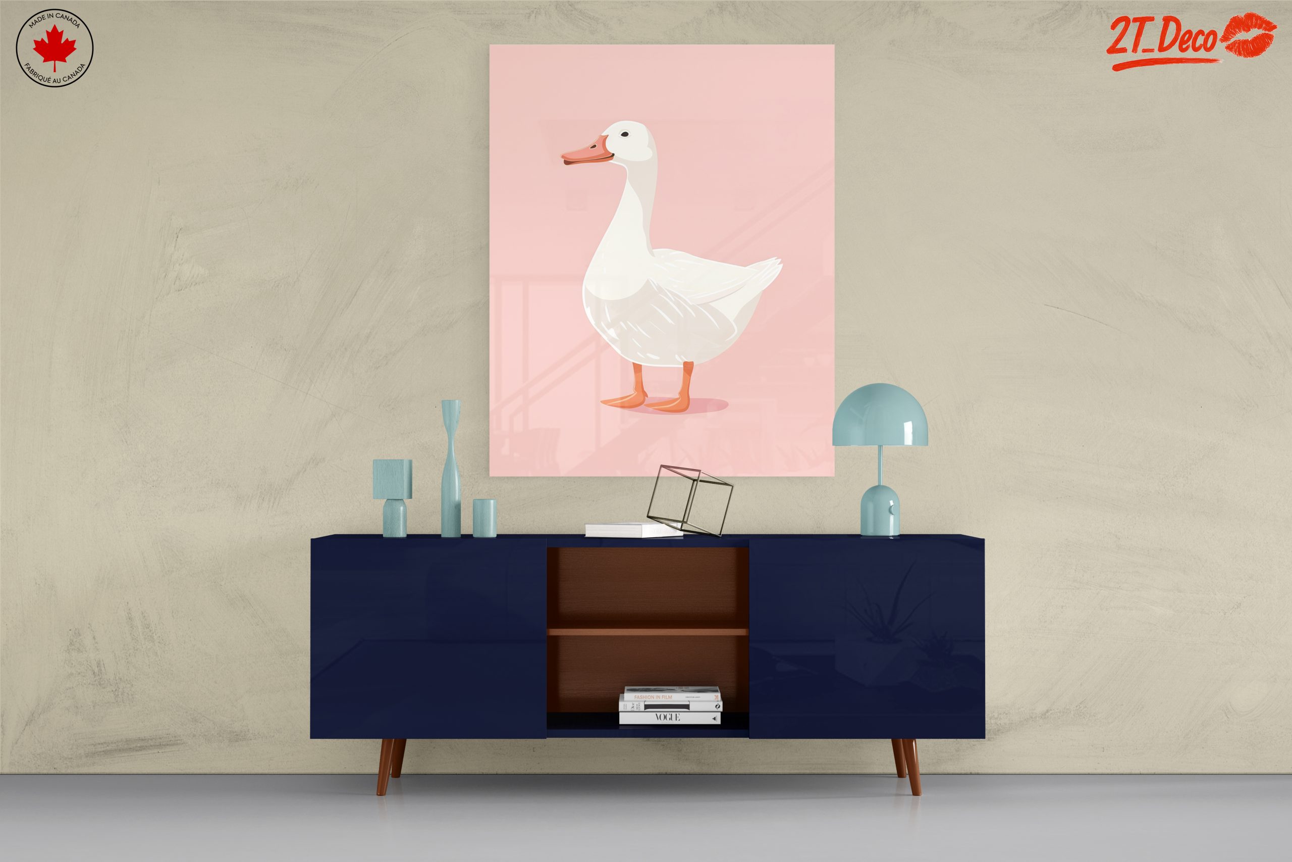 Cute Duck Illustration Art for Home - Image 8
