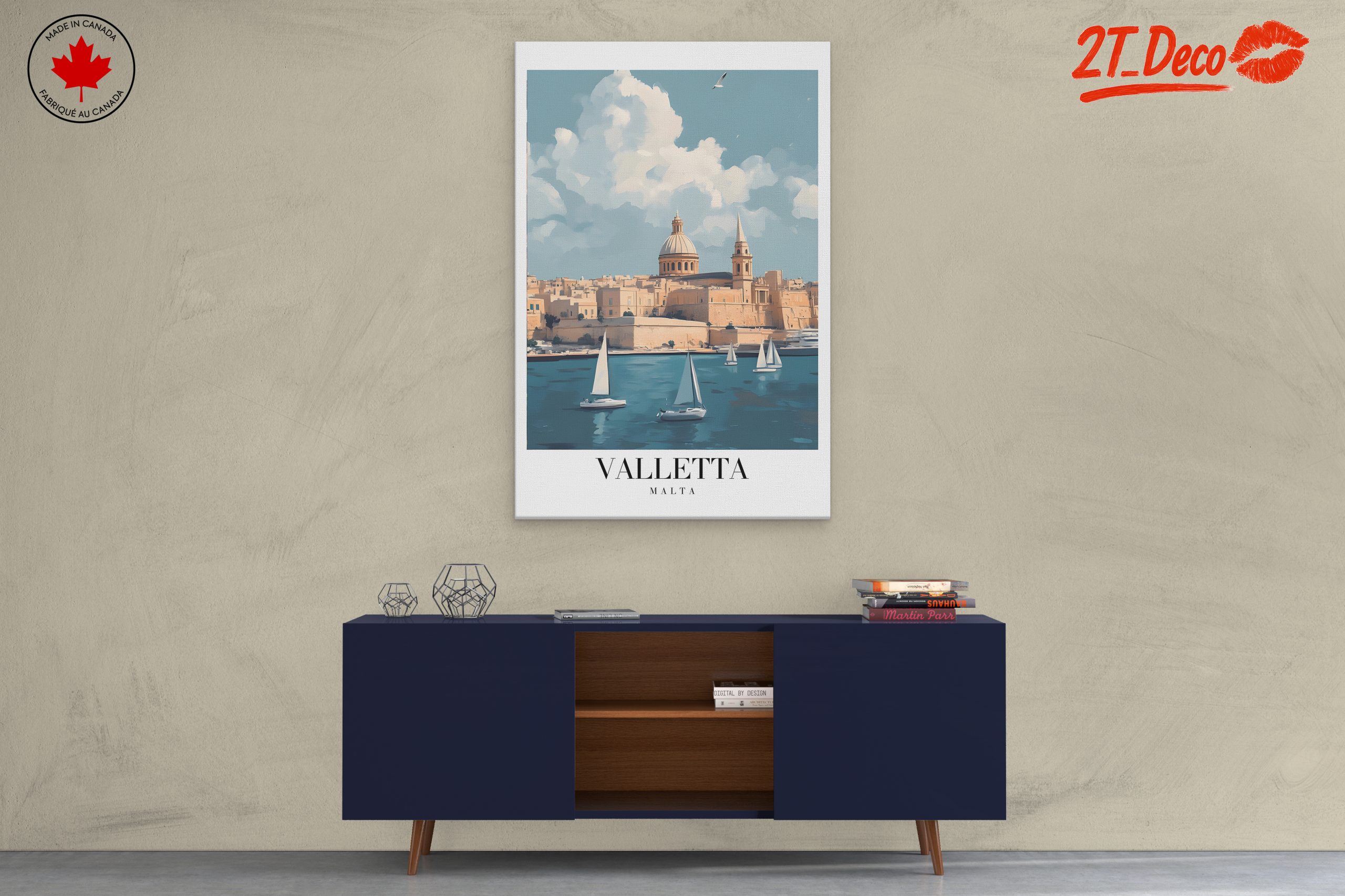 Stunning Valletta Skyline Art - Image 3