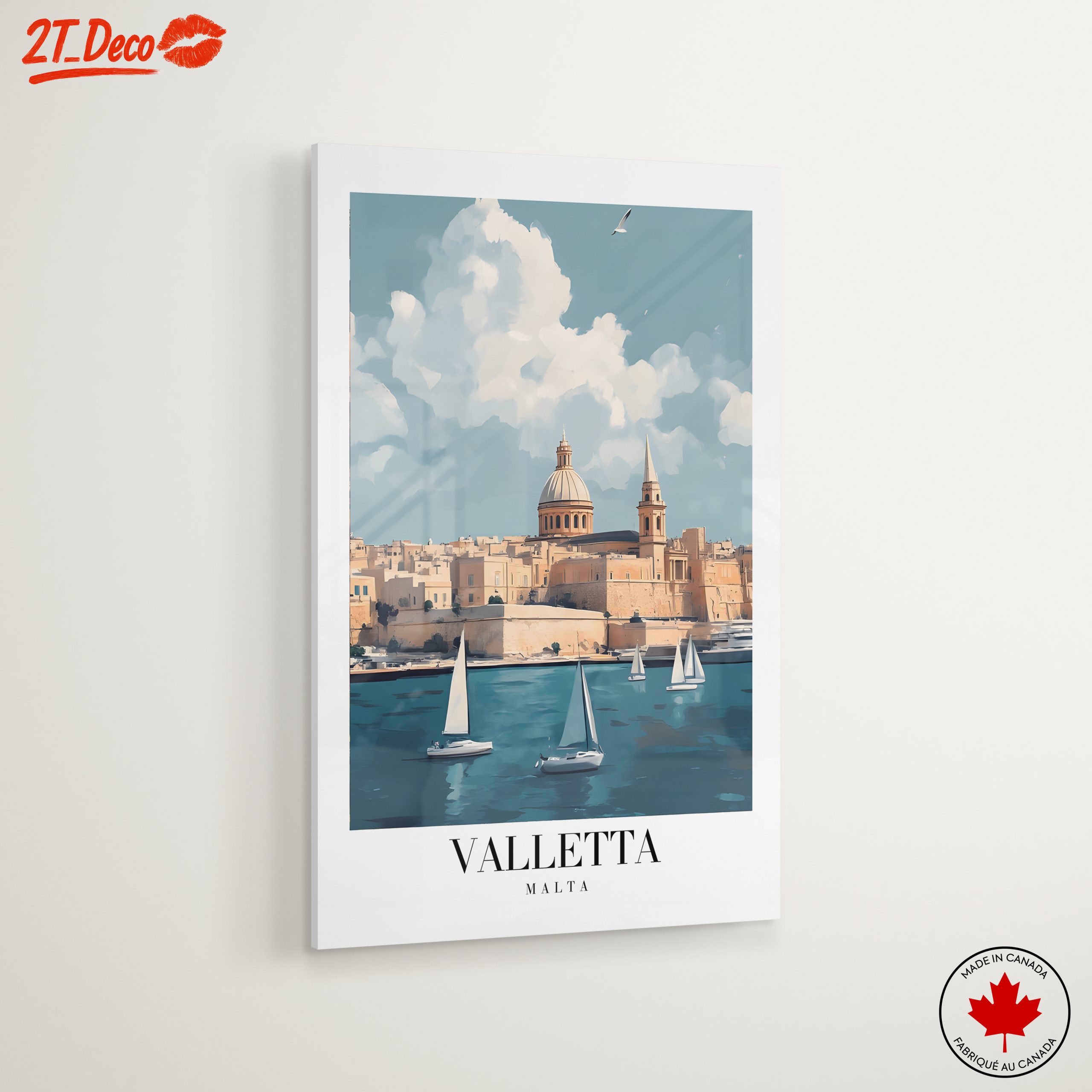 Stunning Valletta Skyline Art - Image 6