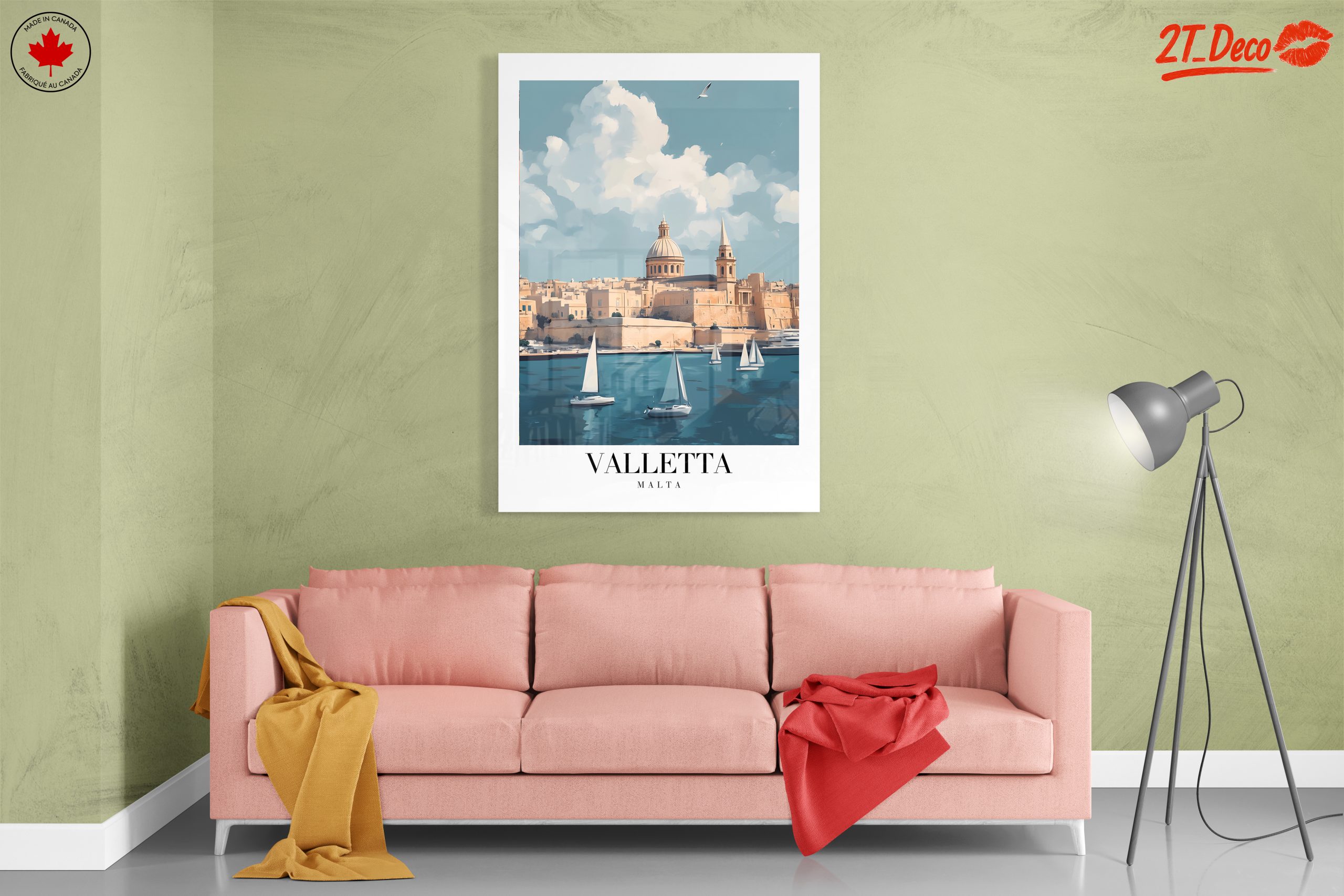 Stunning Valletta Skyline Art - Image 7