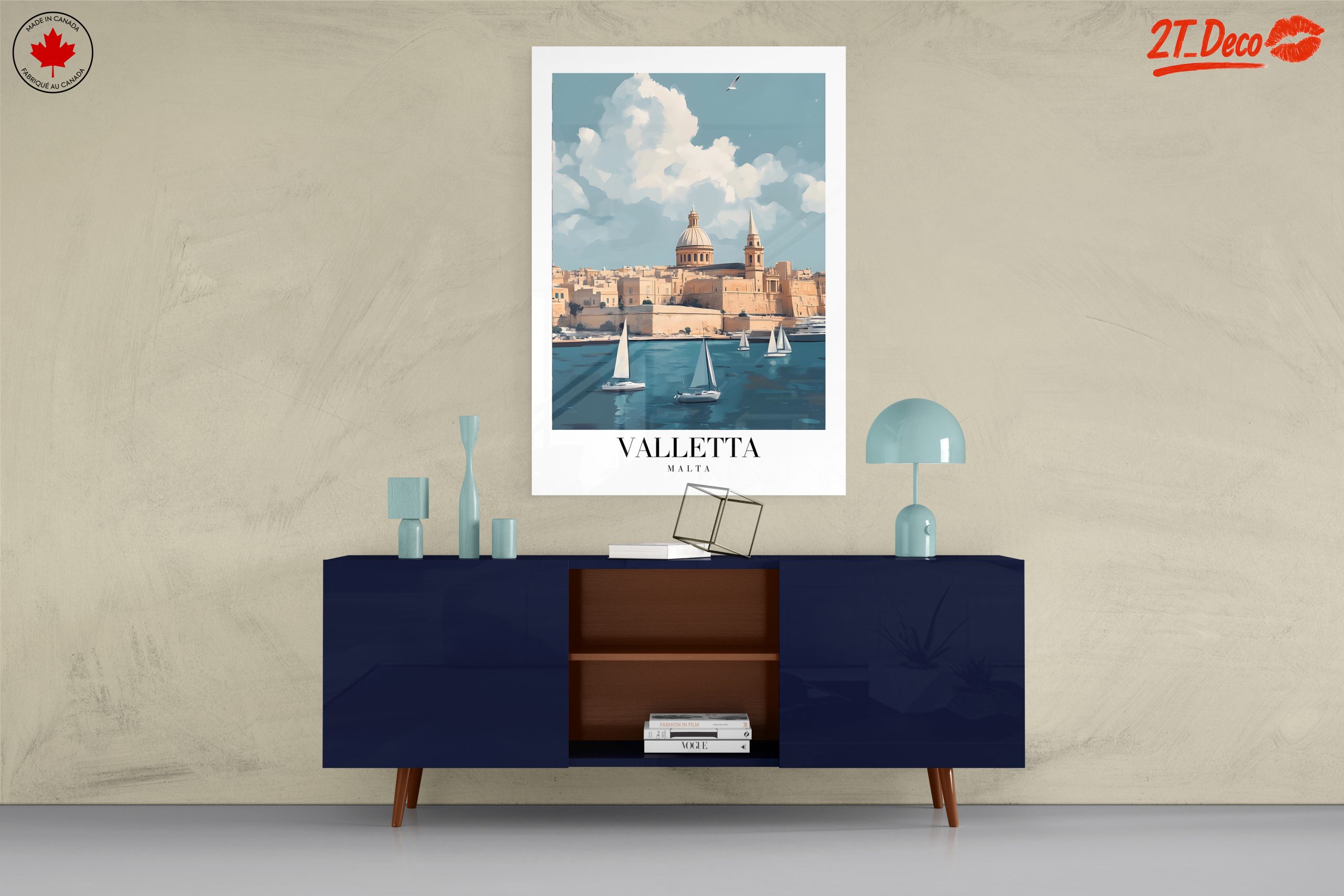 Stunning Valletta Skyline Art - Image 8