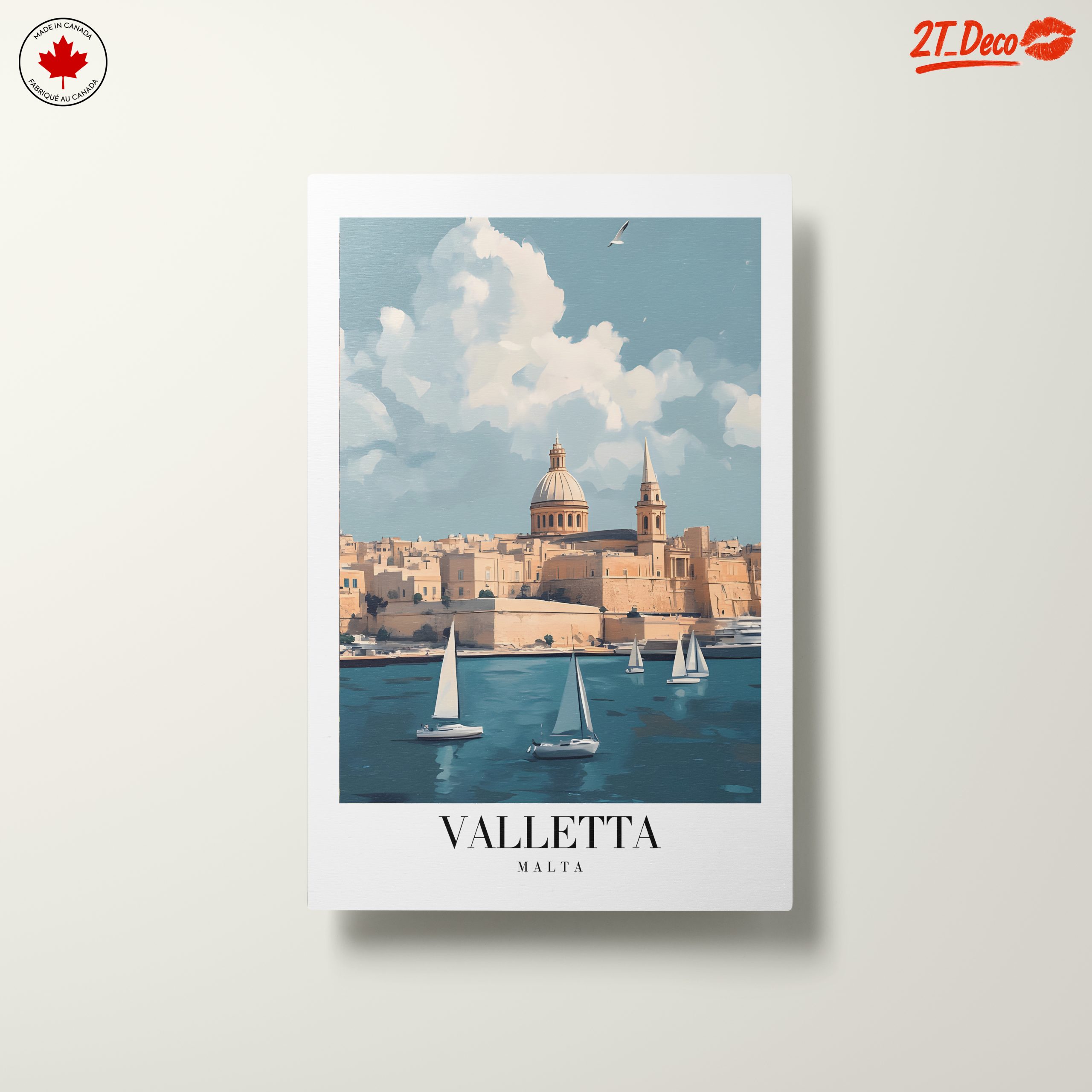Stunning Valletta Skyline Art - Image 10