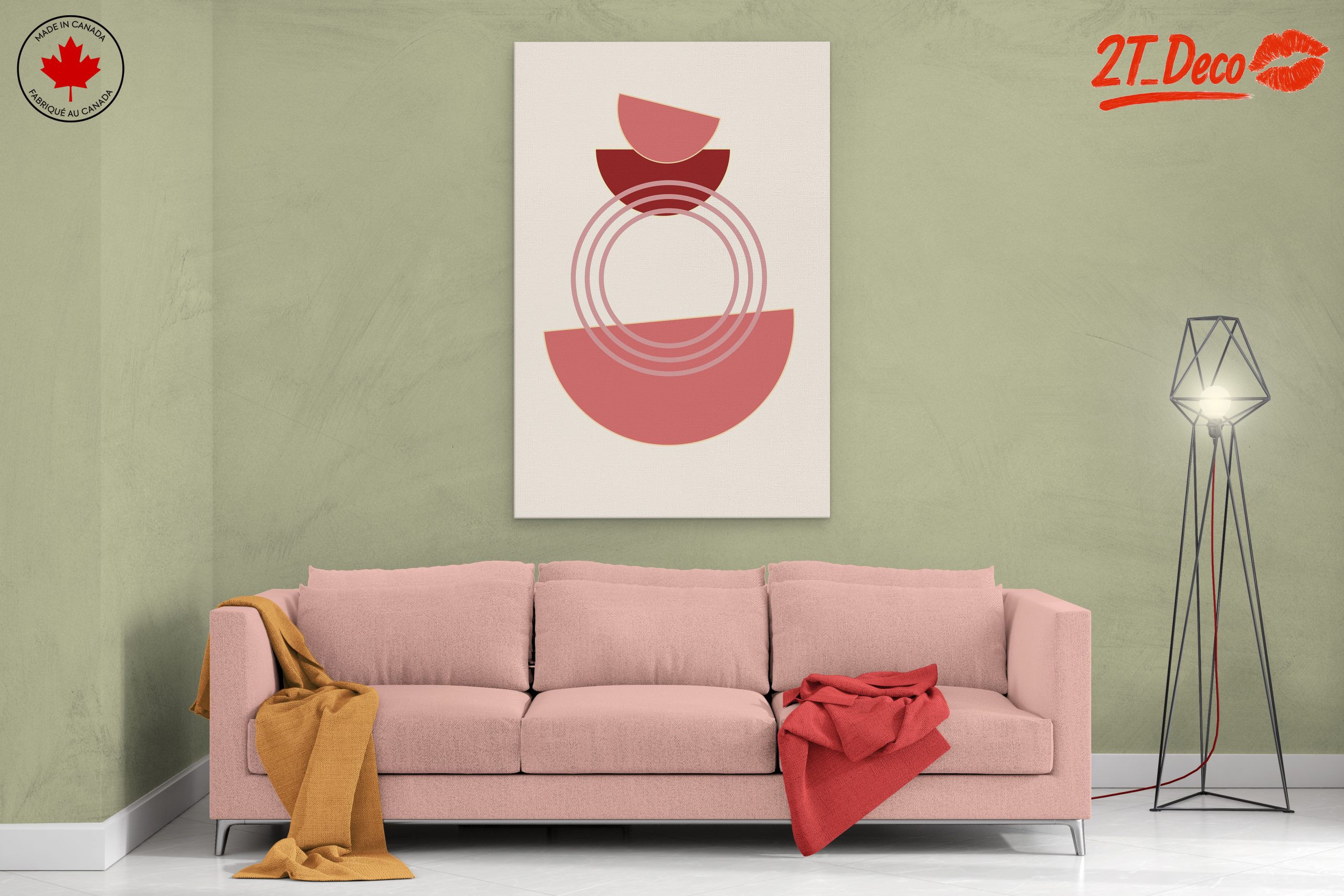 Modern Geometric Abstract Art 4 - Image 2