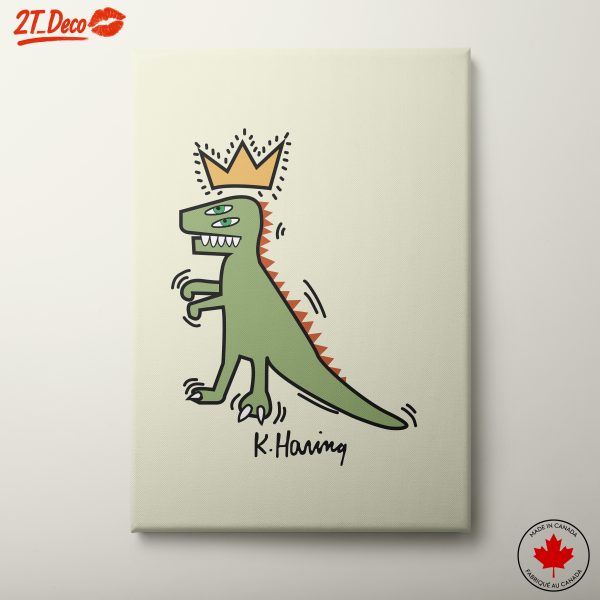 Playful Dinosaur Character Art