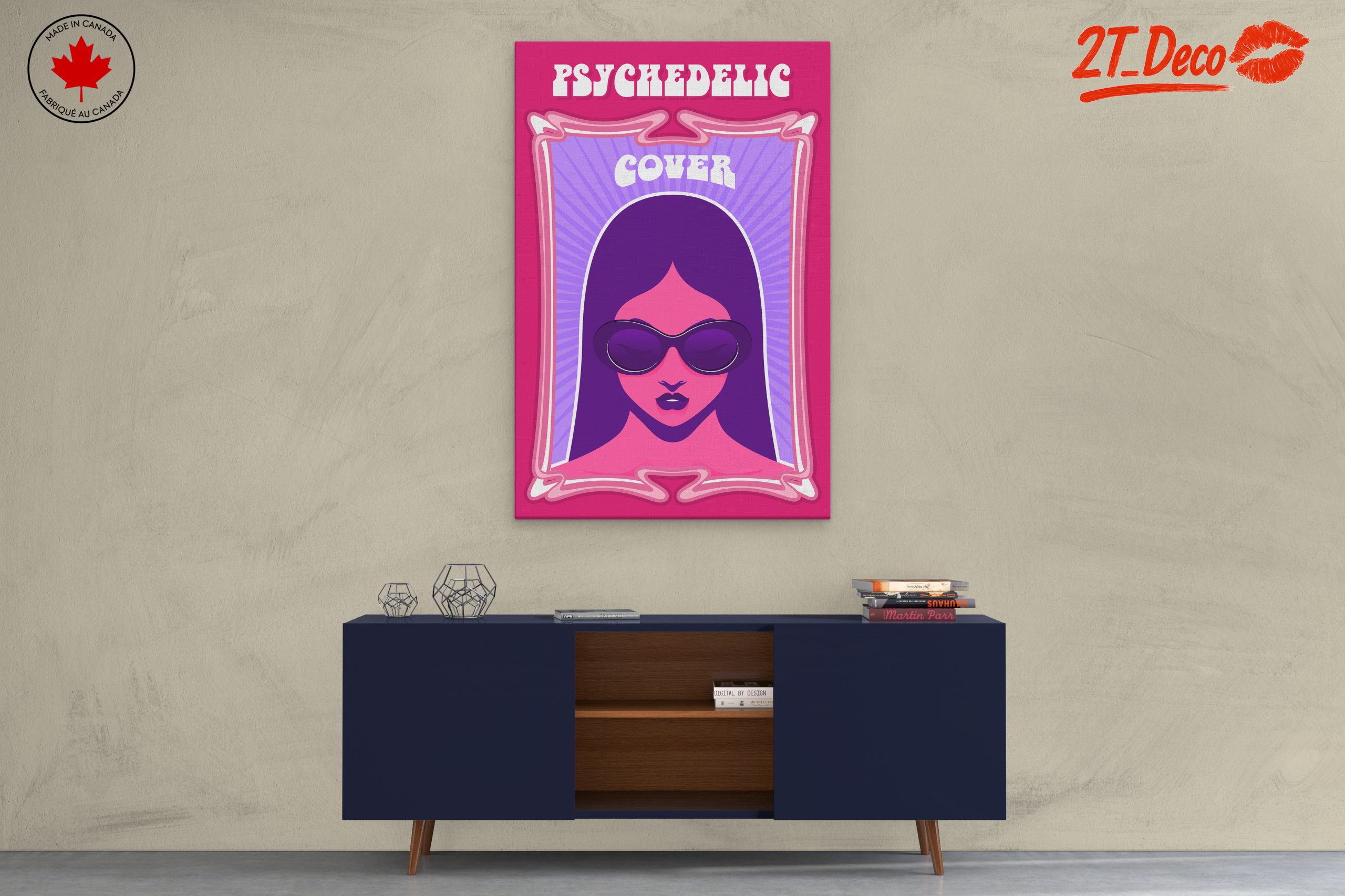 Psychedelic Cover Artwork with Bold Colors - Image 3