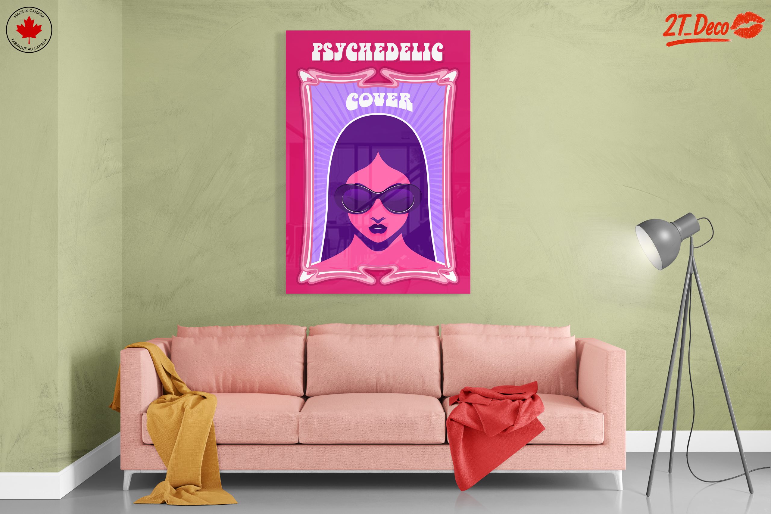 Psychedelic Cover Artwork with Bold Colors - Image 7