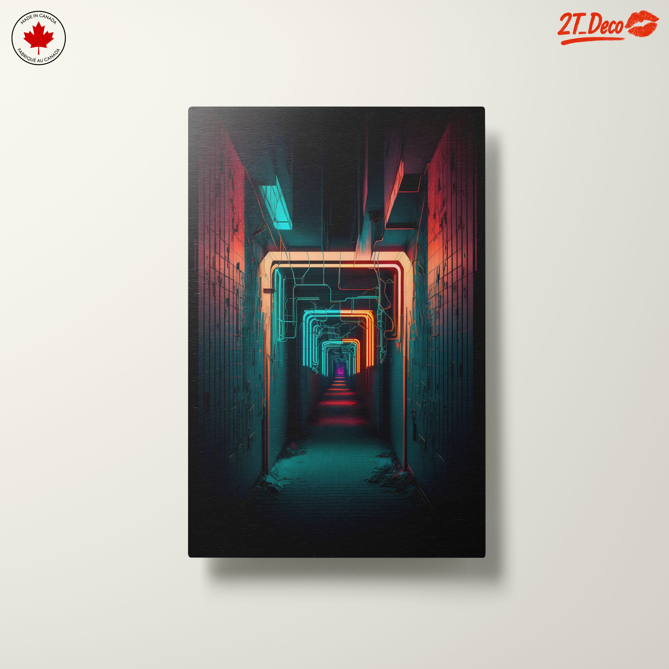 Vibrant Neon Urban Landscape Design - Image 10